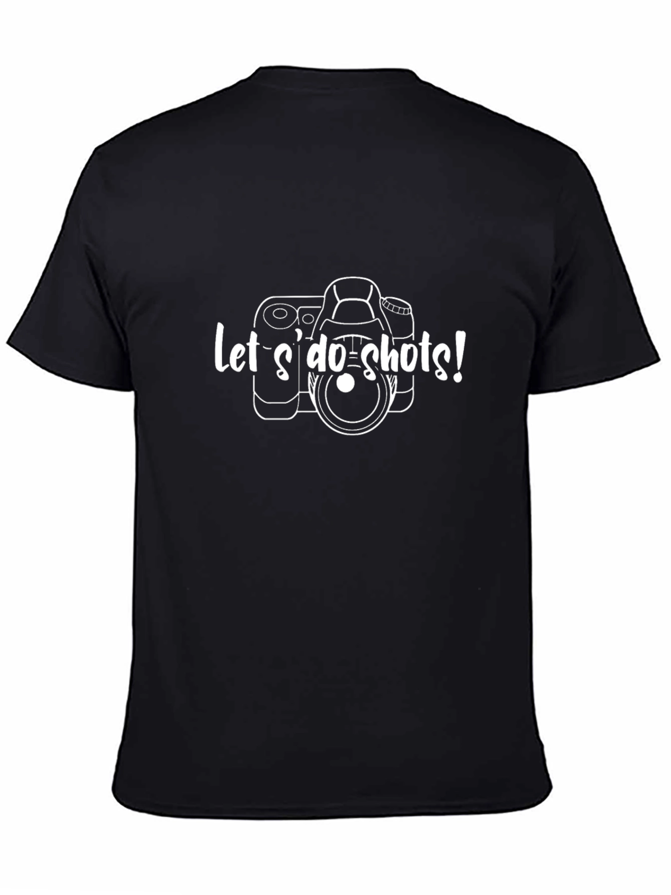 Lets Do Shots Camera Graphic T-Shirt