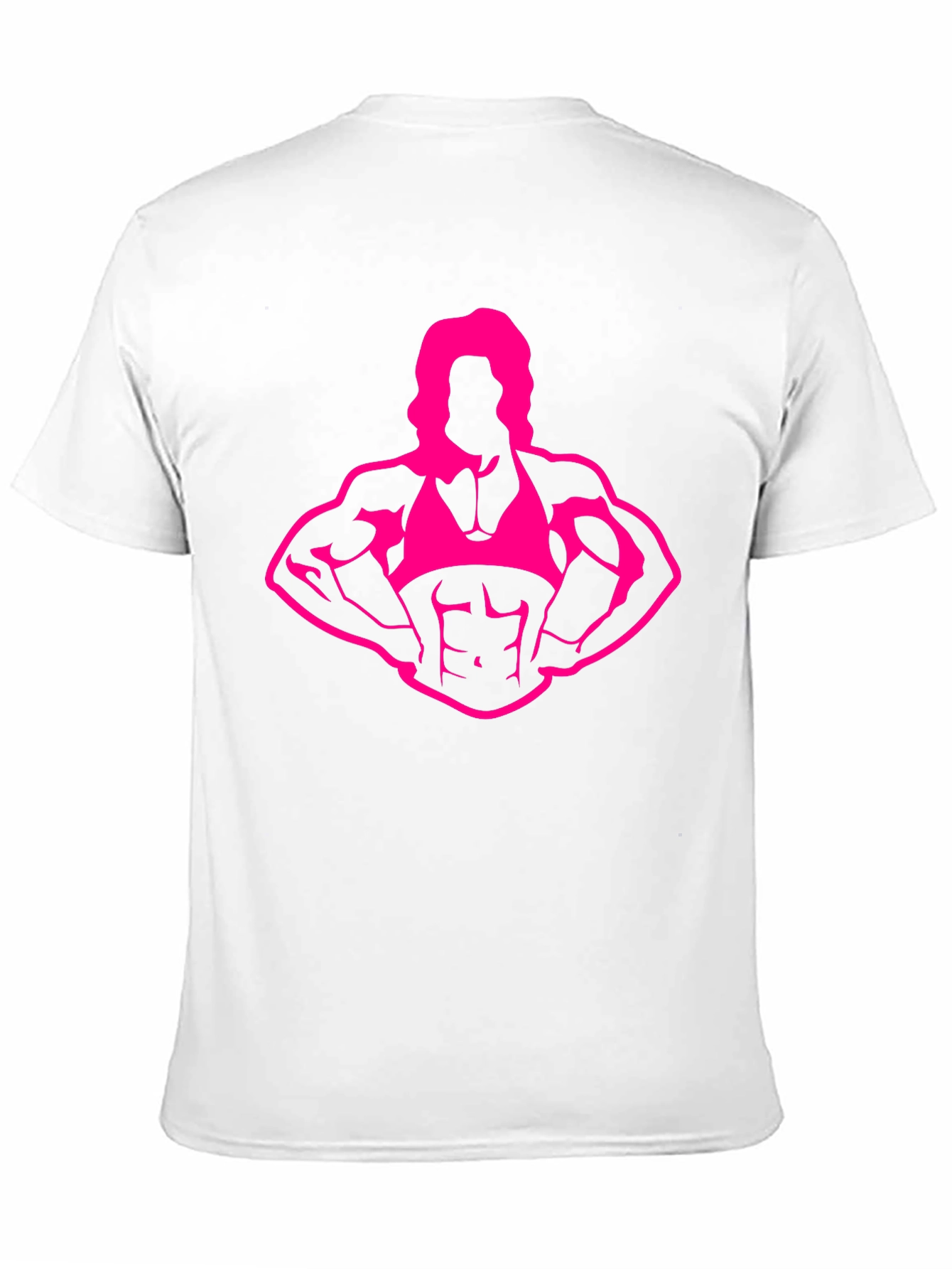 Muscle Woman Graphic Tee - Bodybuilder Print