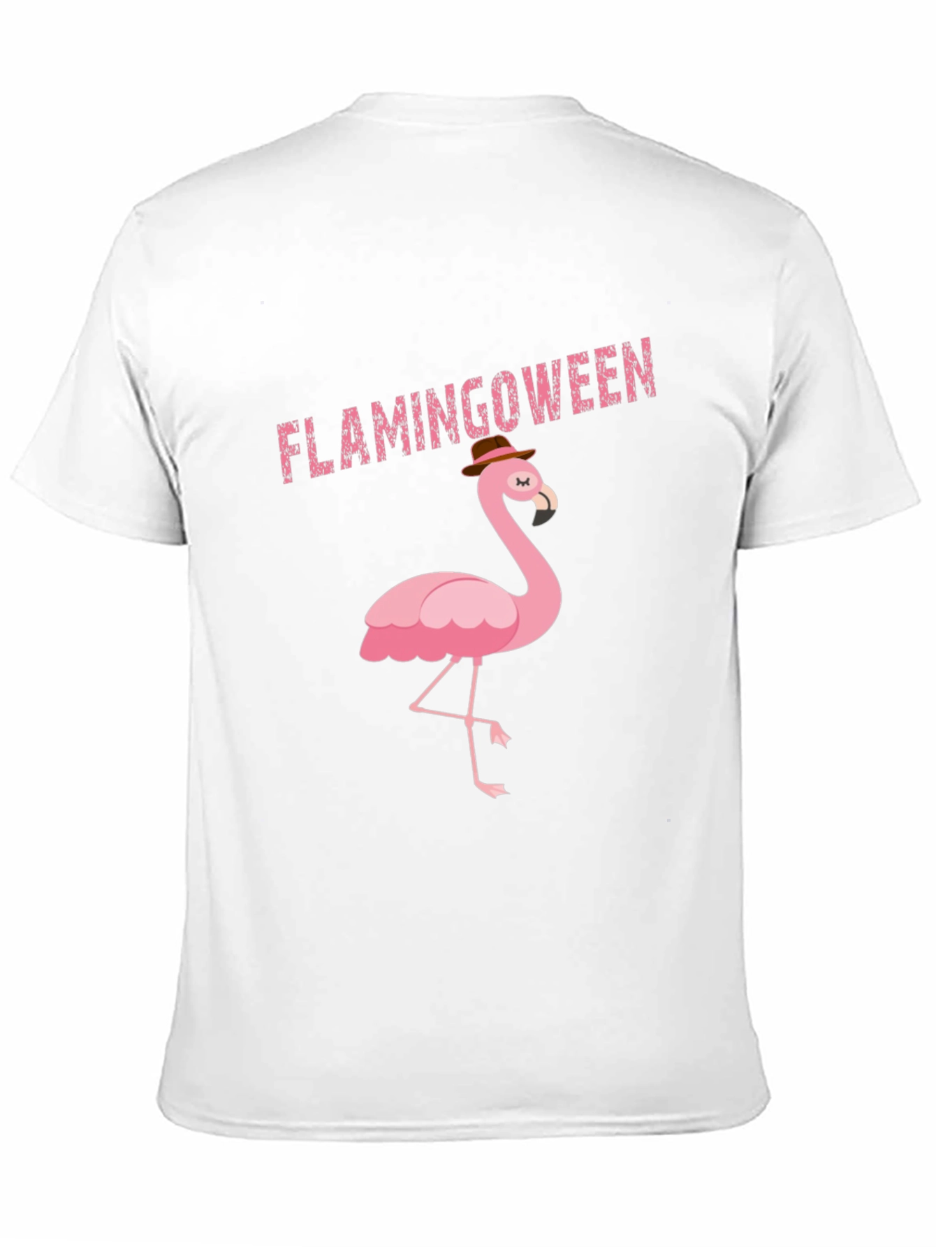 Flamingoween Black T-Shirt - Mens