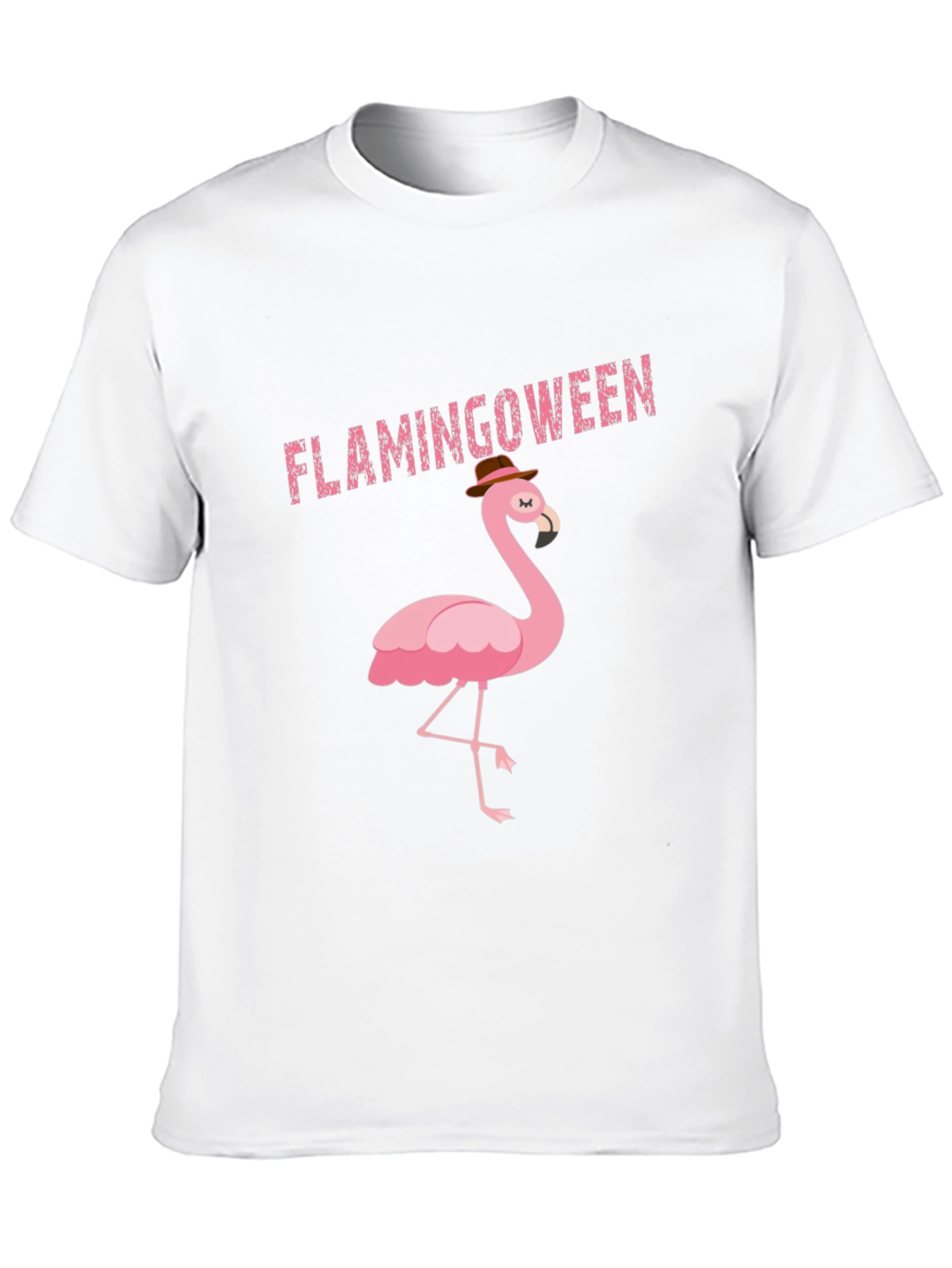 Flamingoween Black T-Shirt - Mens