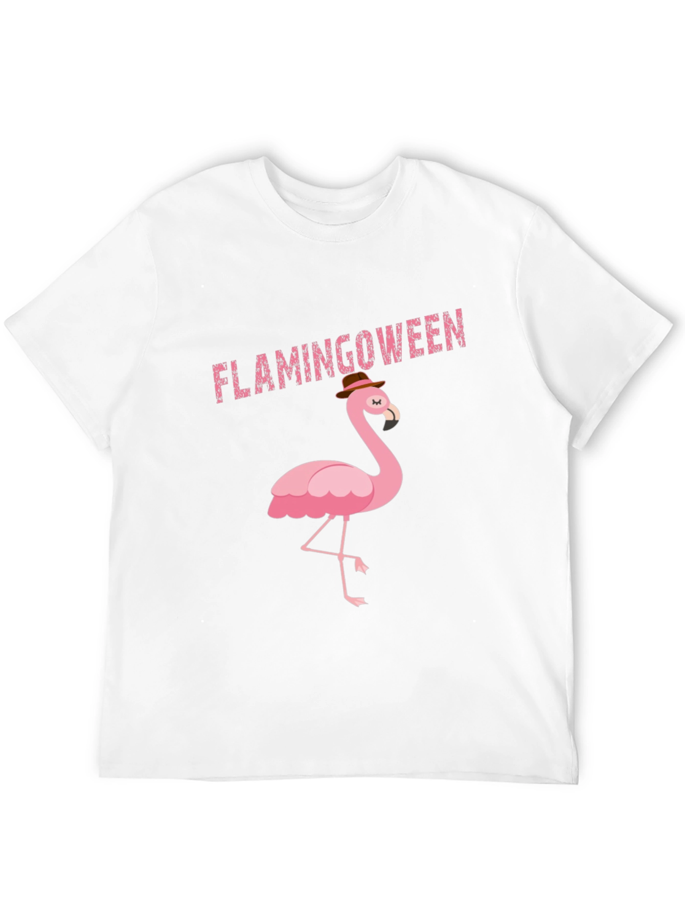 Flamingoween Black T-Shirt - Mens