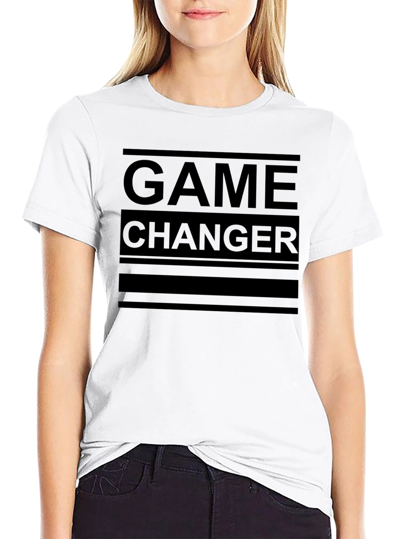 Game Changer Black Graphic Tee