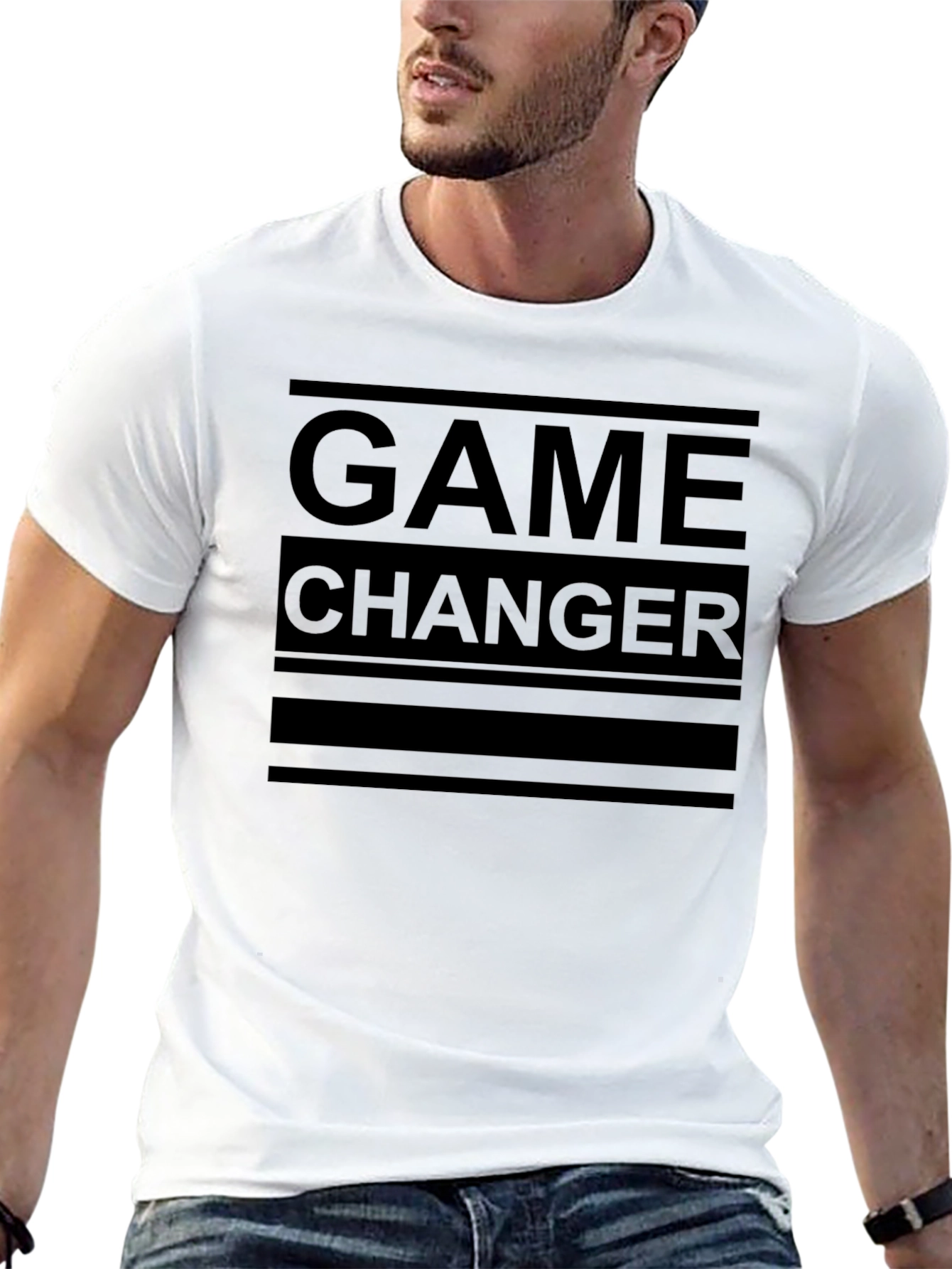 Game Changer Black Graphic Tee
