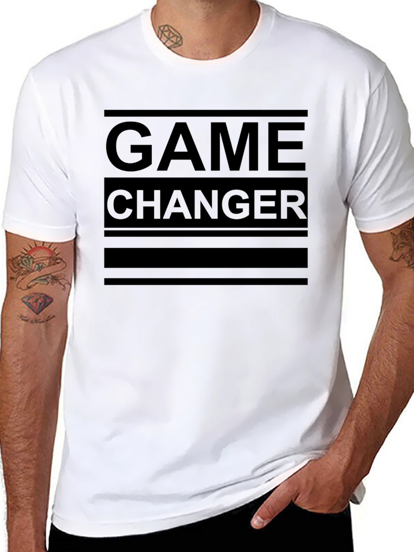 Game Changer Black Graphic Tee