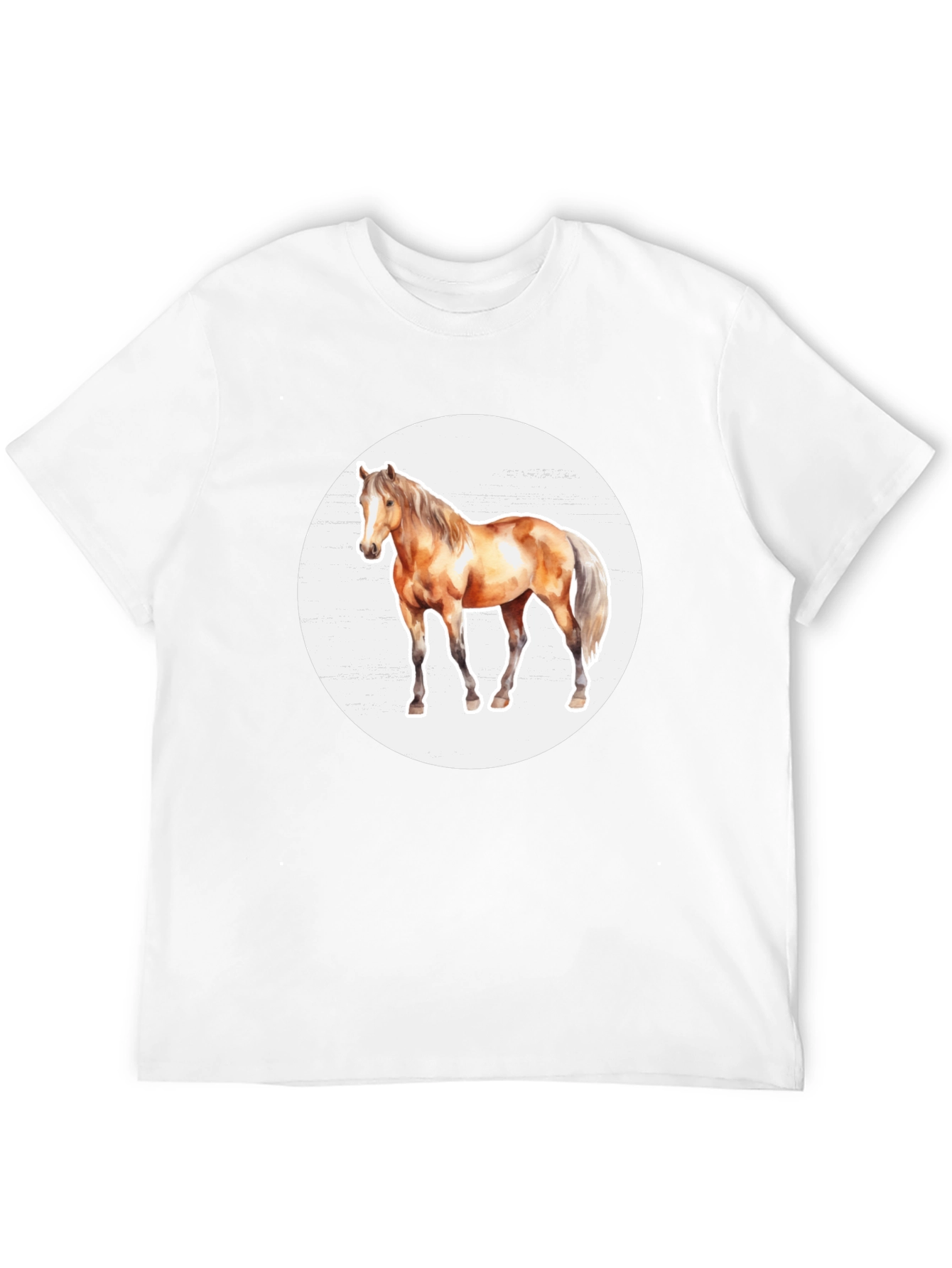 Horse Graphic Tee - Mens Black T-Shirt