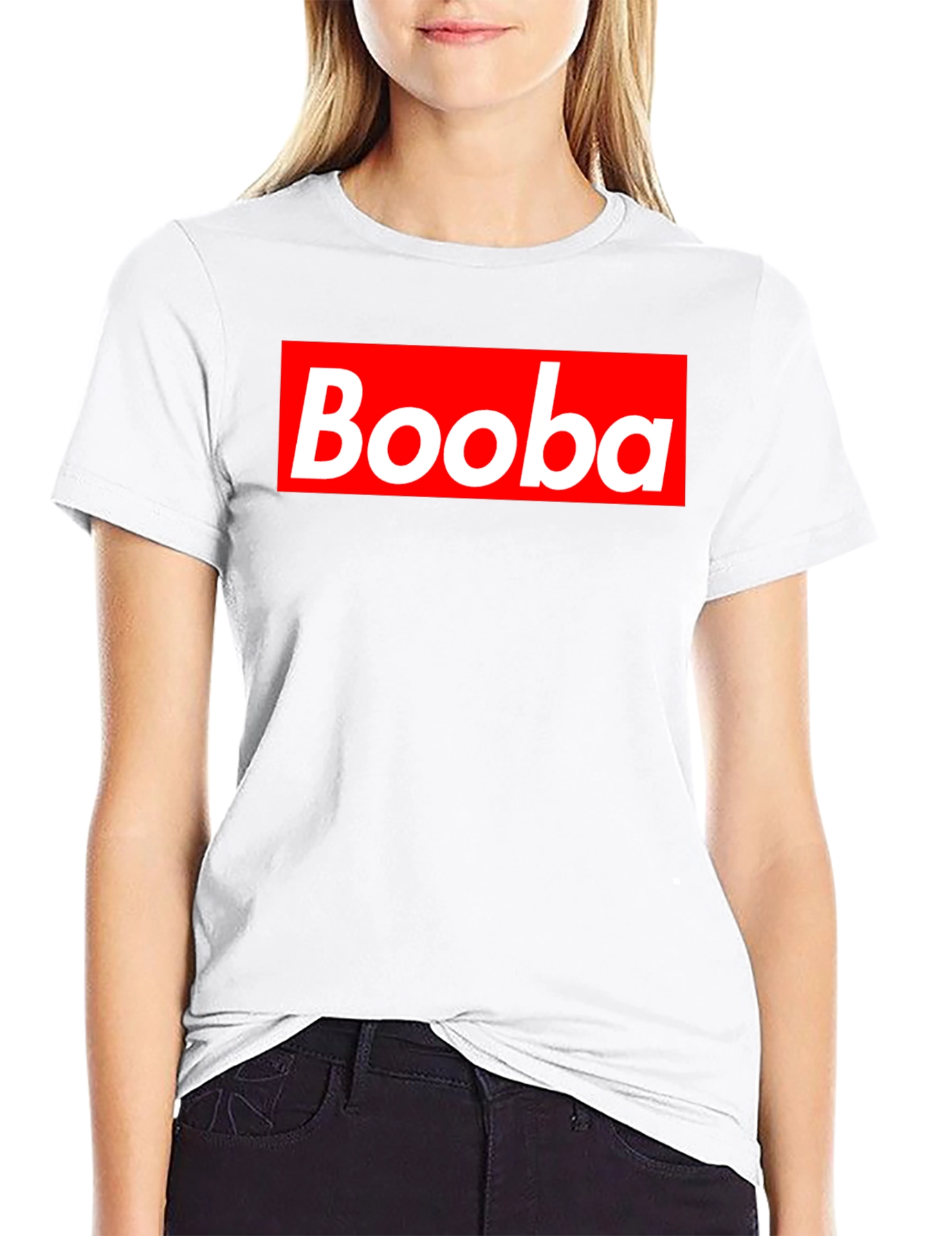 Booba Red Box Logo Black T-Shirt