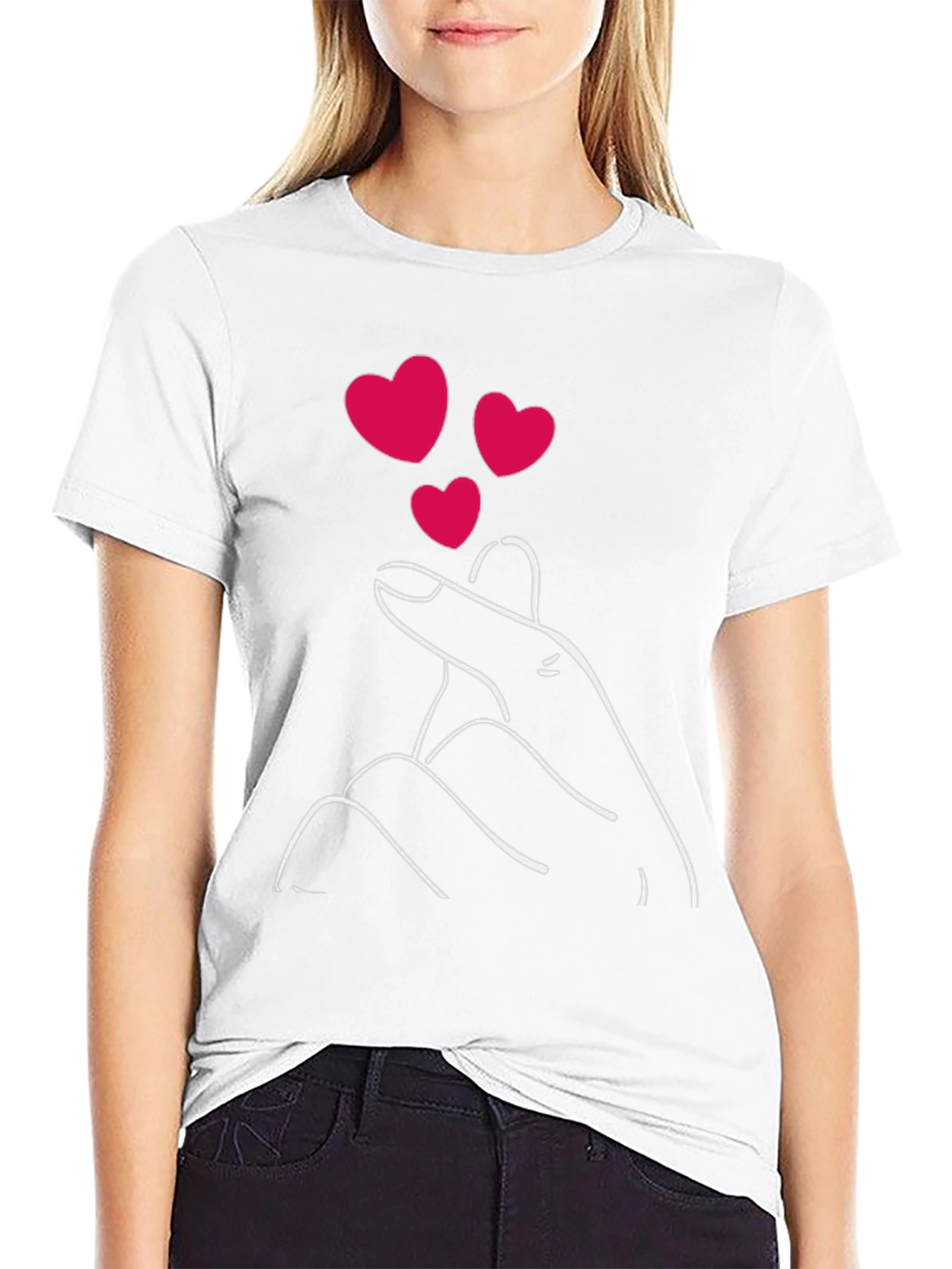 Heart Sign T-Shirt - Express Your Love!