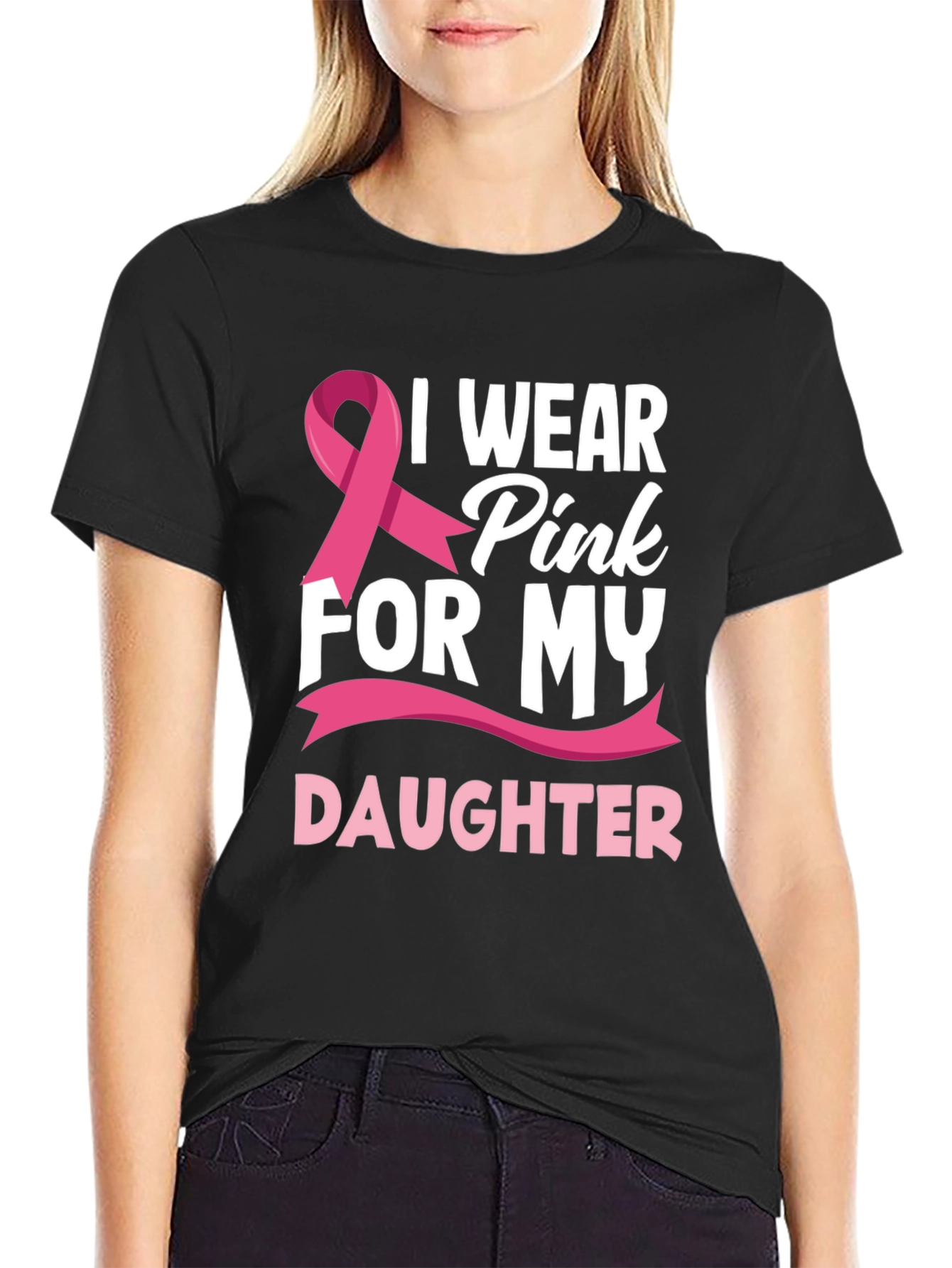 I Wear Pink For My Daughter T-Shirt