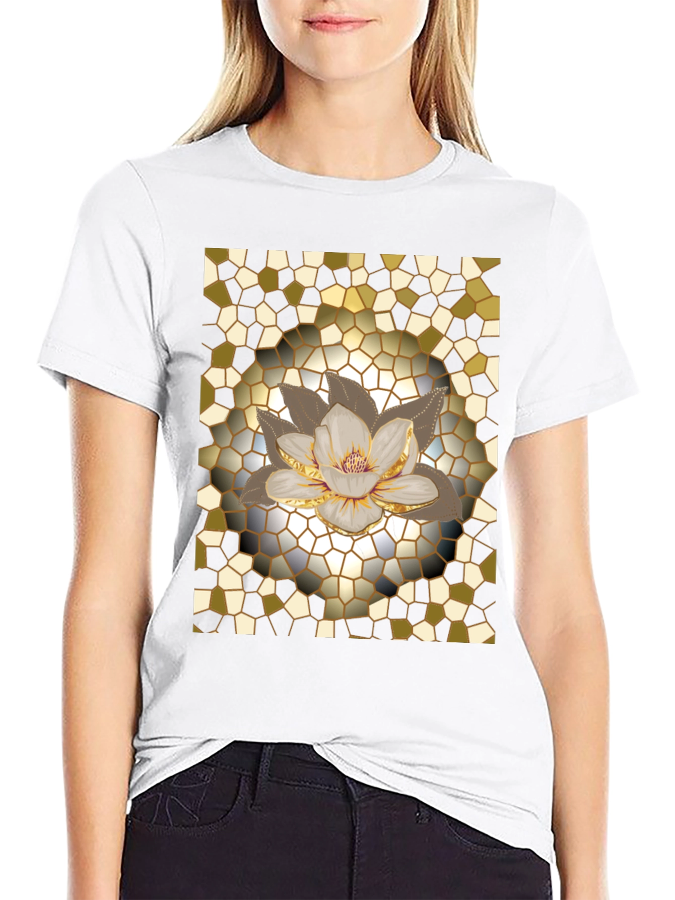 Floral Mosaic Tee
