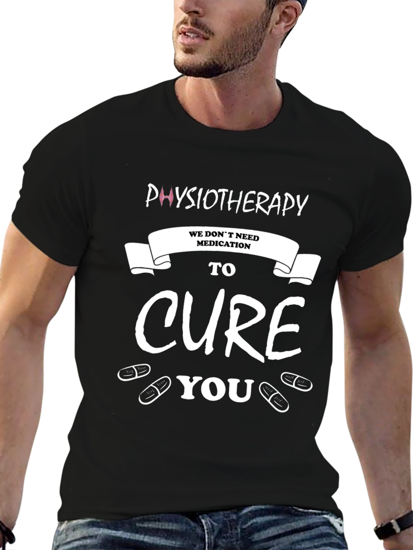 Physiotherapy Cure Graphic T-Shirt