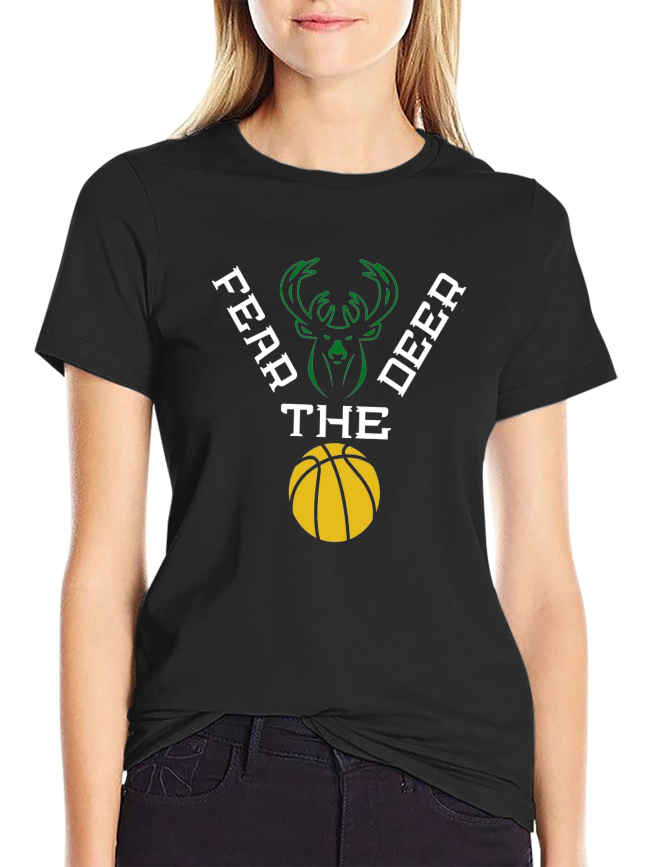 Fear the Deer Basketball T-Shirt