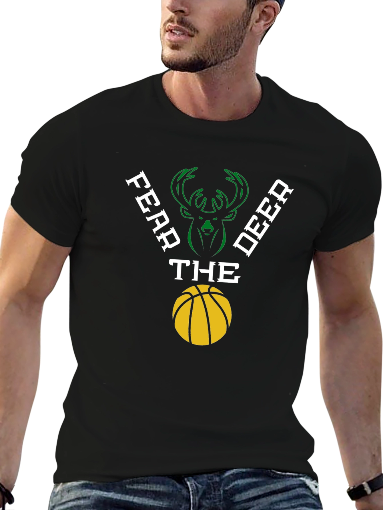 Fear the Deer Basketball T-Shirt