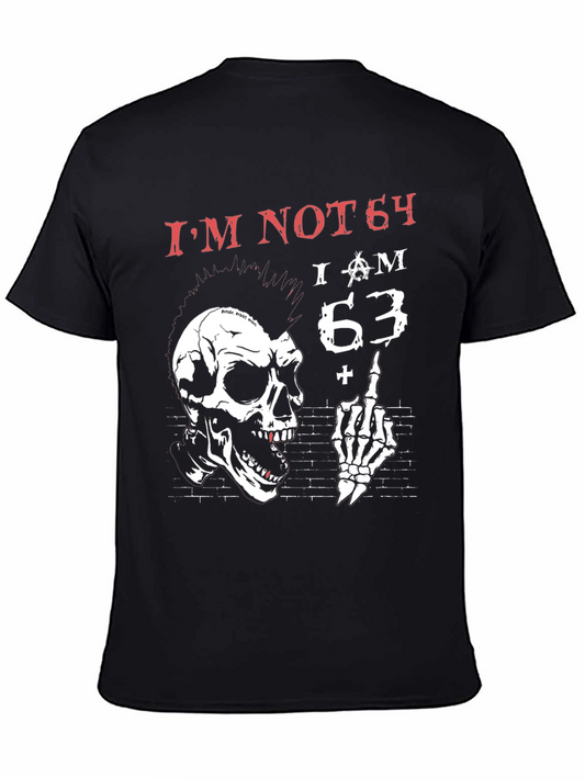 Im Not 64 T-Shirt Skull Punk Rock
