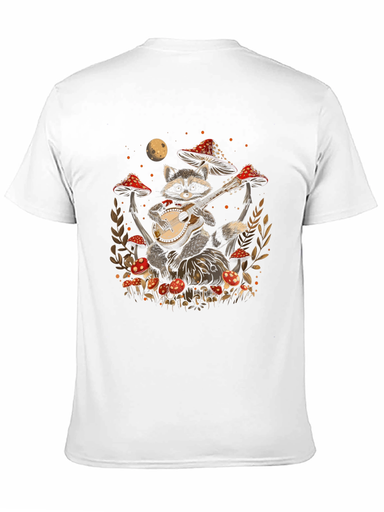 Raccoon Guitarist Graphic Tee