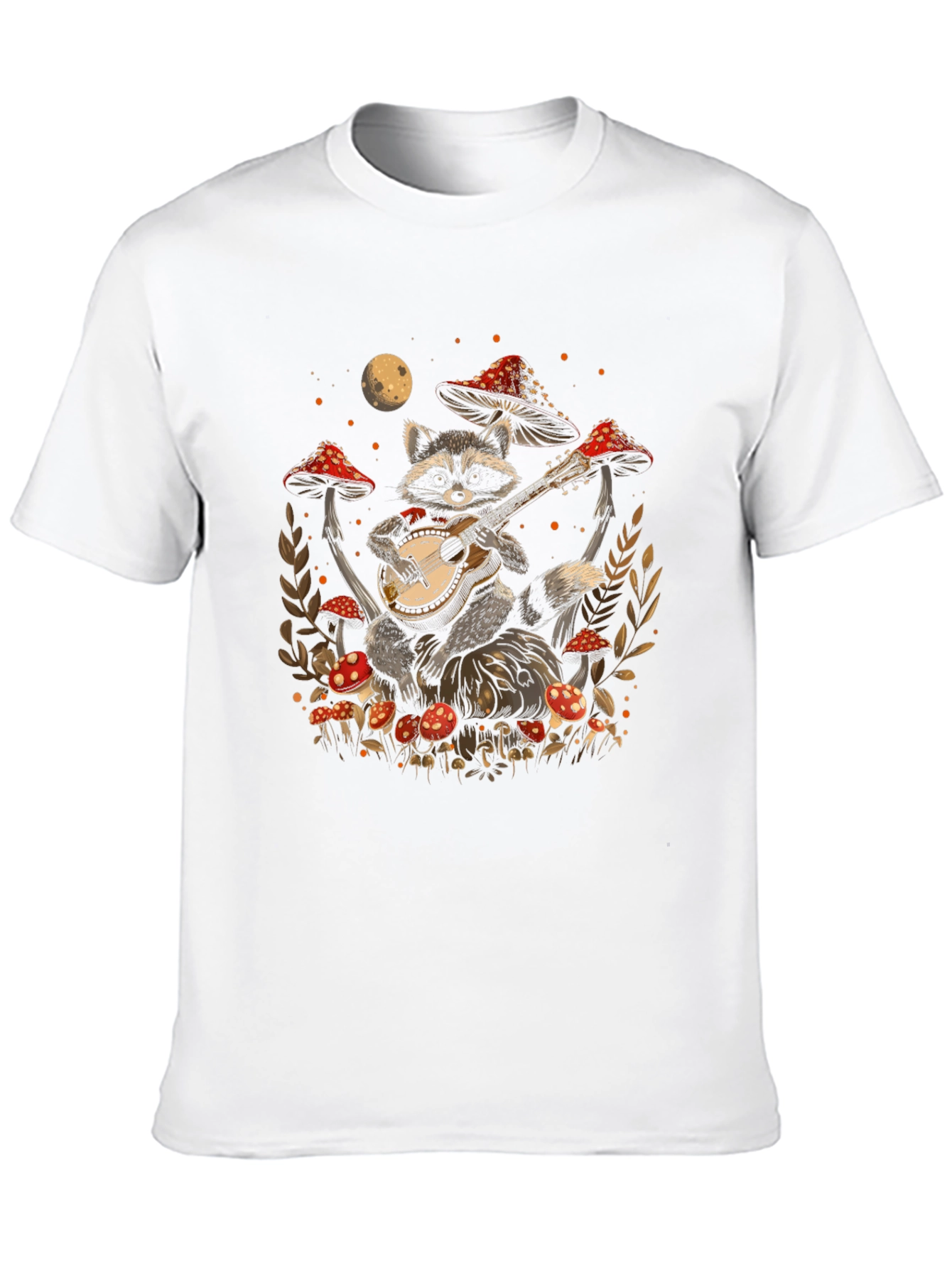 Raccoon Guitarist Graphic Tee