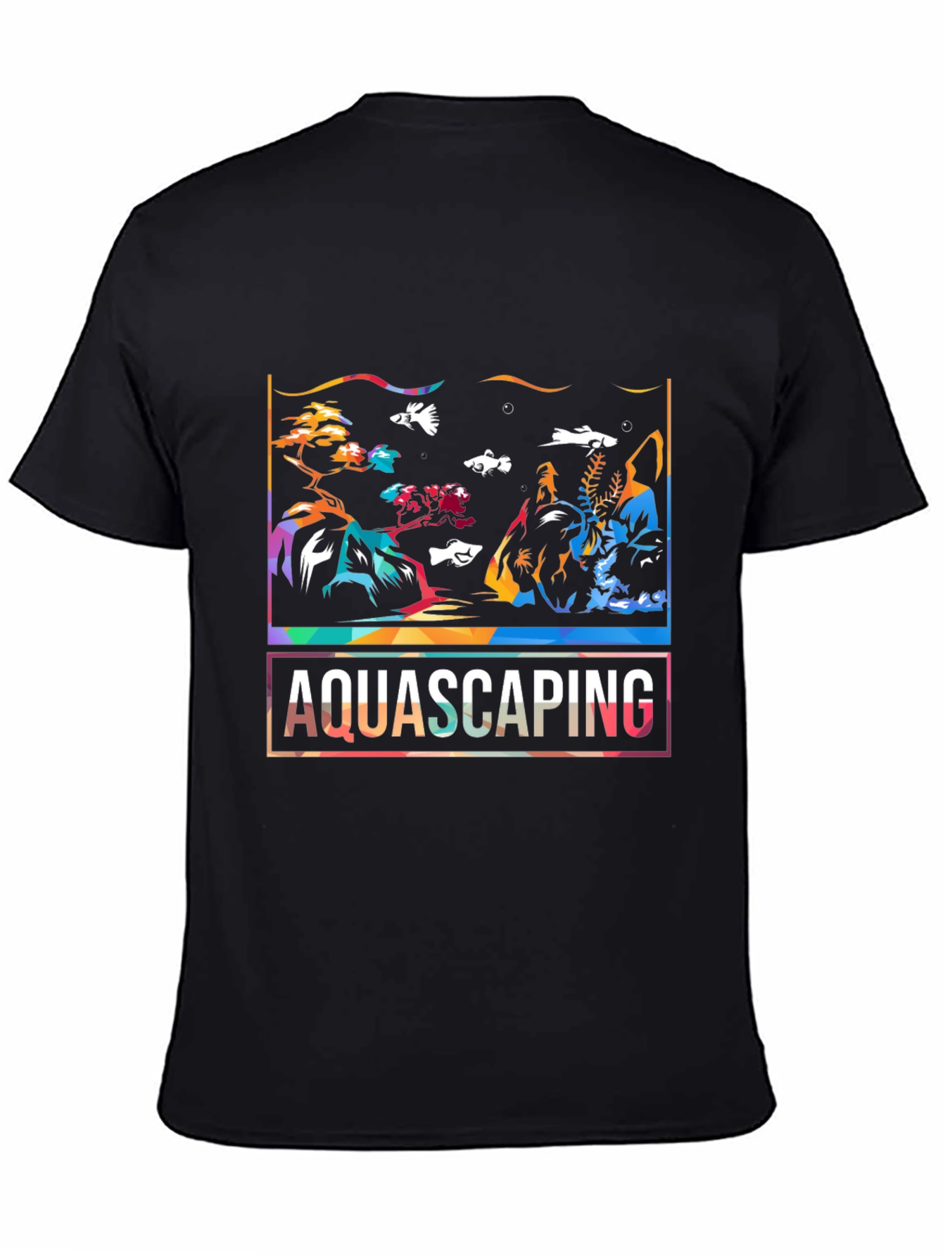 Aquascaping Graphic T-Shirt - Stylish Aquarium Art Tee