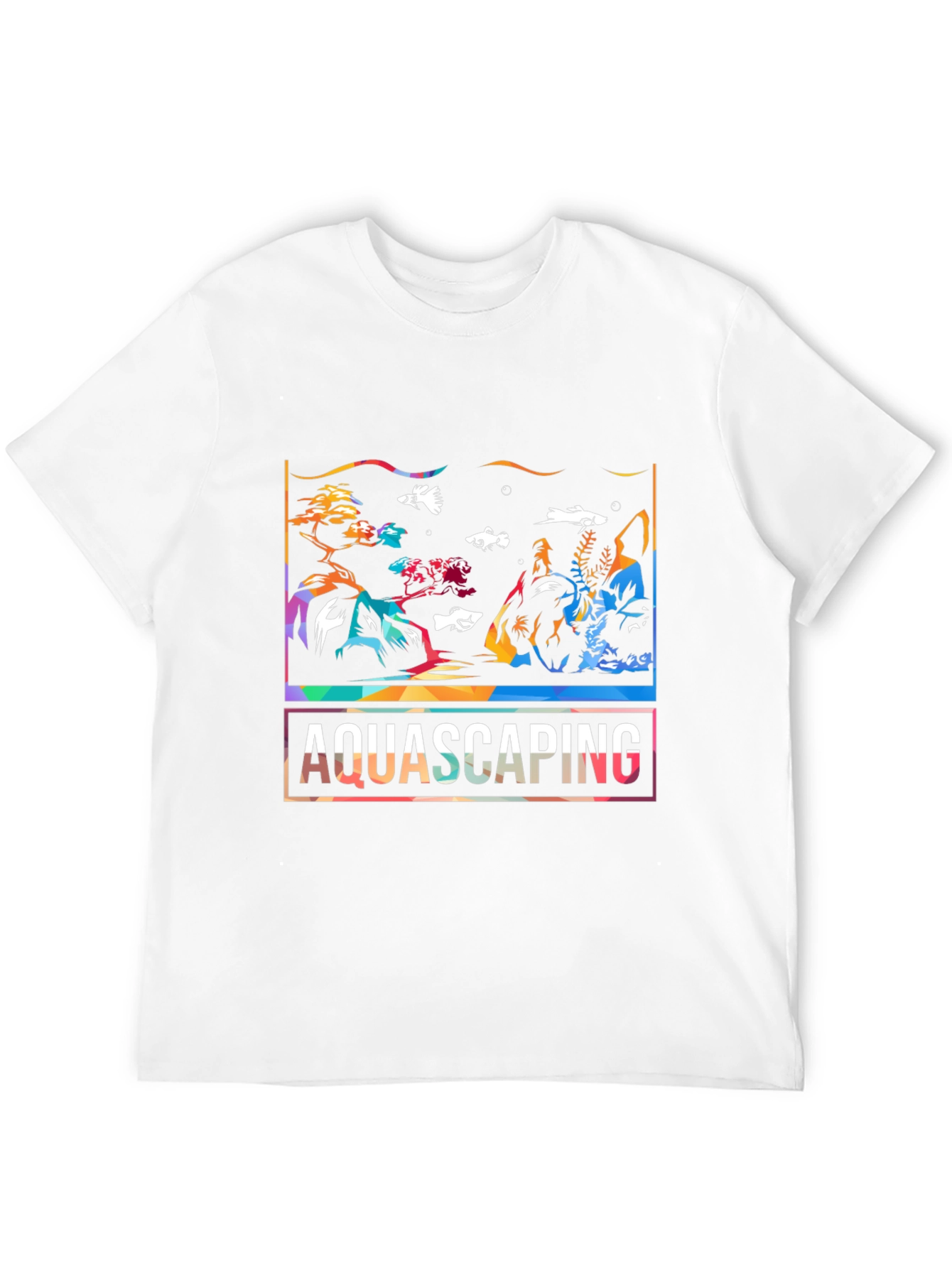 Aquascaping Graphic T-Shirt - Stylish Aquarium Art Tee