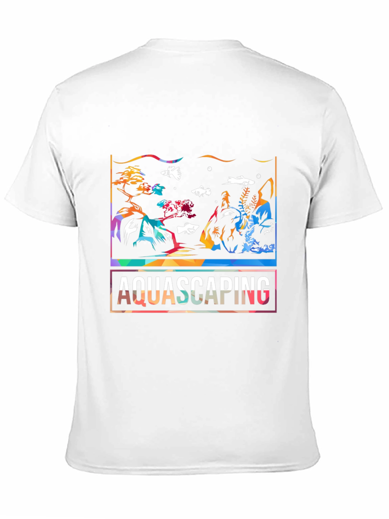 Aquascaping Graphic T-Shirt - Stylish Aquarium Art Tee