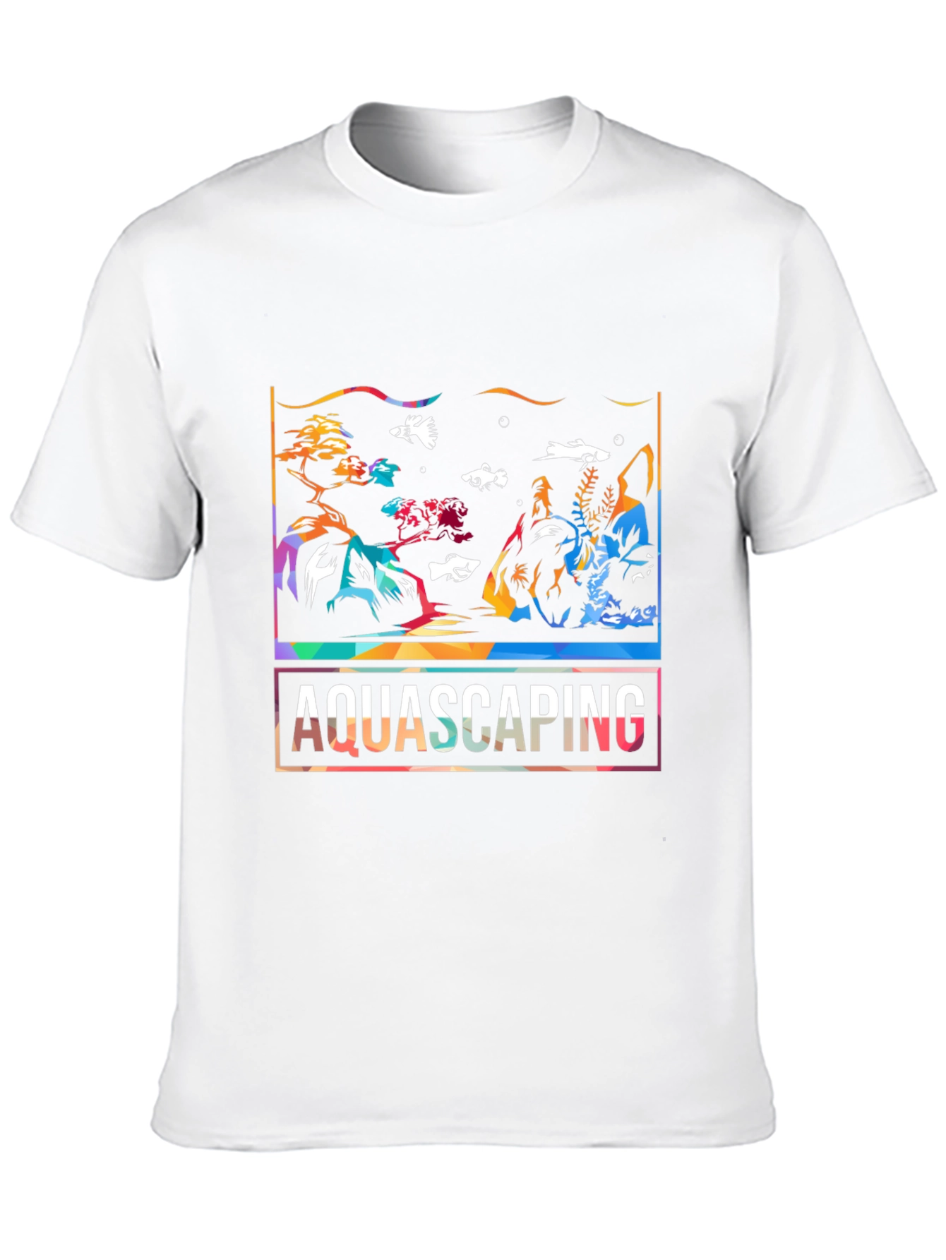 Aquascaping Graphic T-Shirt - Stylish Aquarium Art Tee