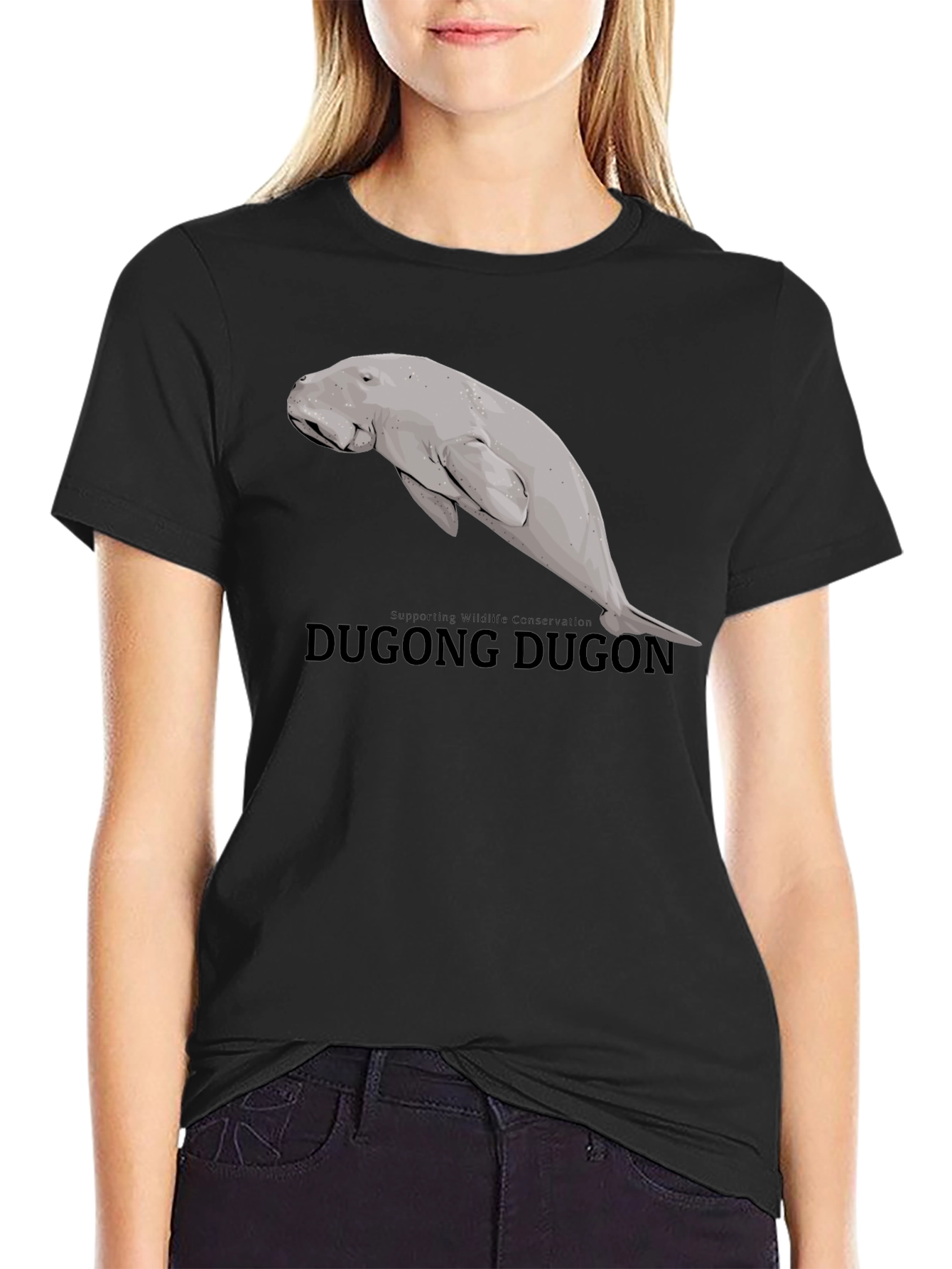 Dugong Graphic Tee - Wildlife Conservation