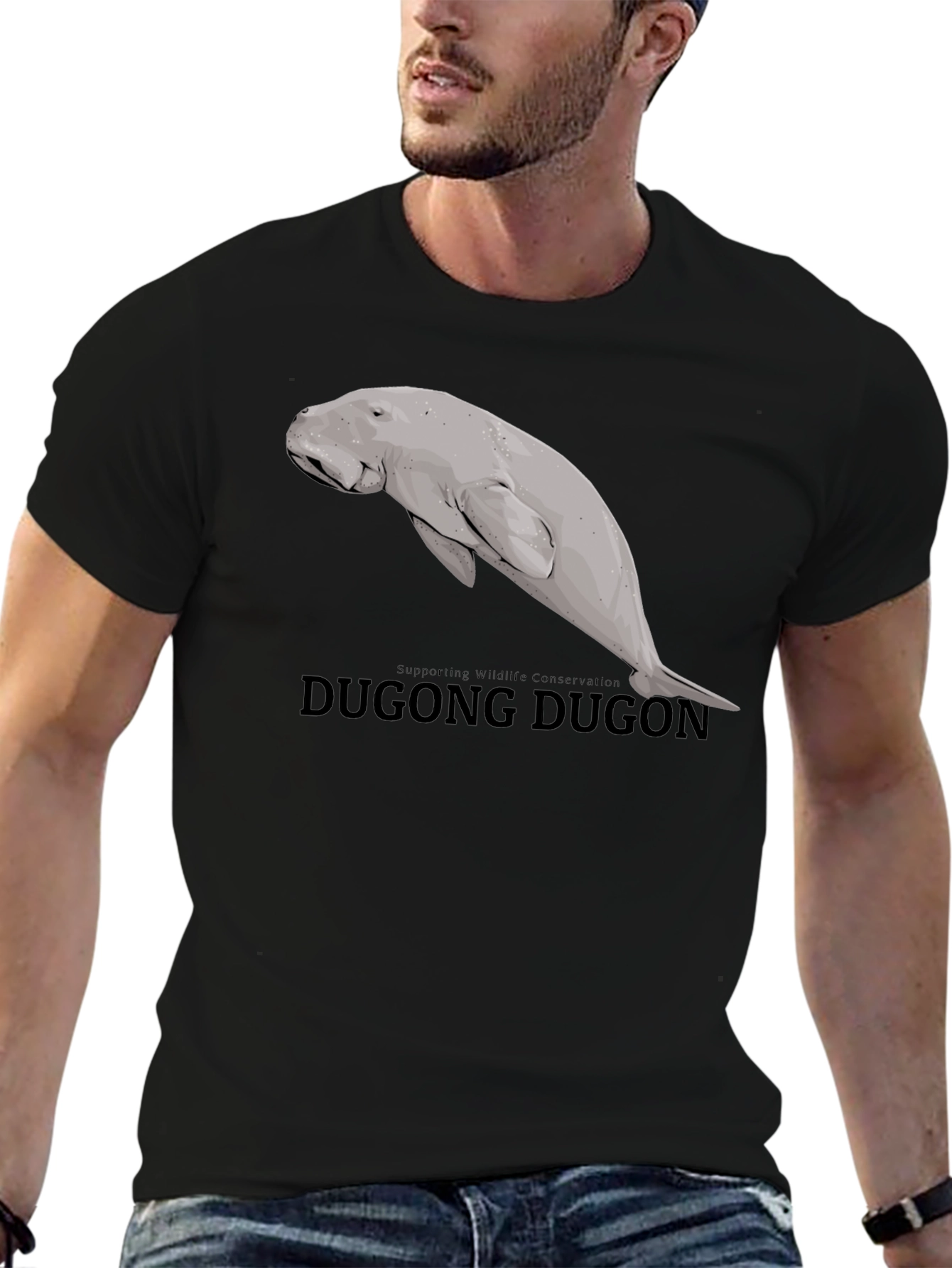 Dugong Graphic Tee - Wildlife Conservation