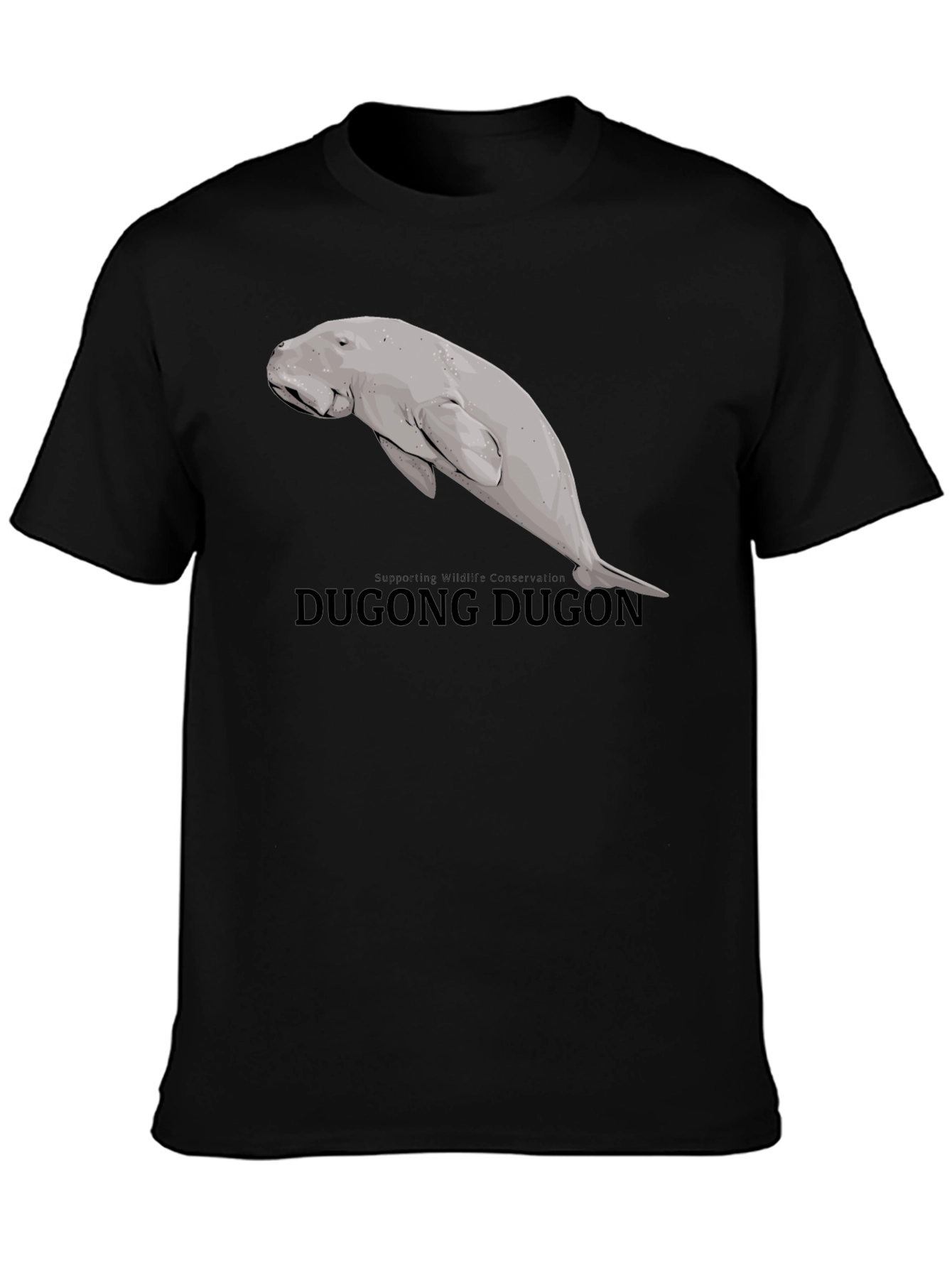 Dugong Graphic Tee - Wildlife Conservation