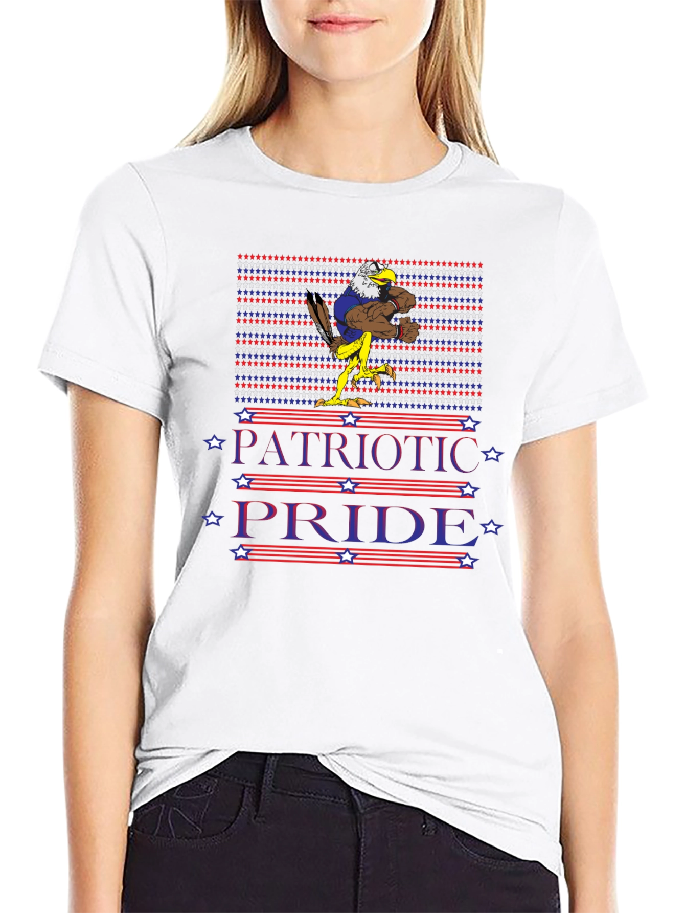Patriotic Pride Eagle Graphic T-Shirt