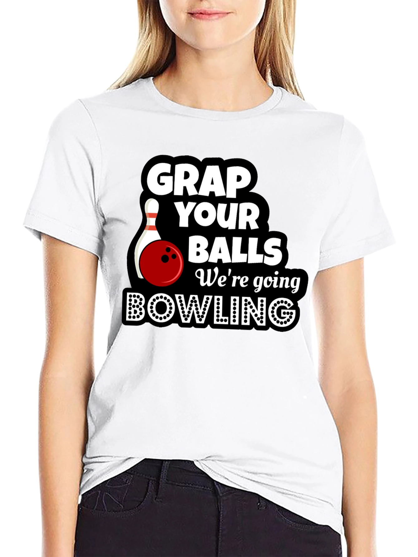 Grap Your Balls Bowling T-Shirt Funny Bowling Tee