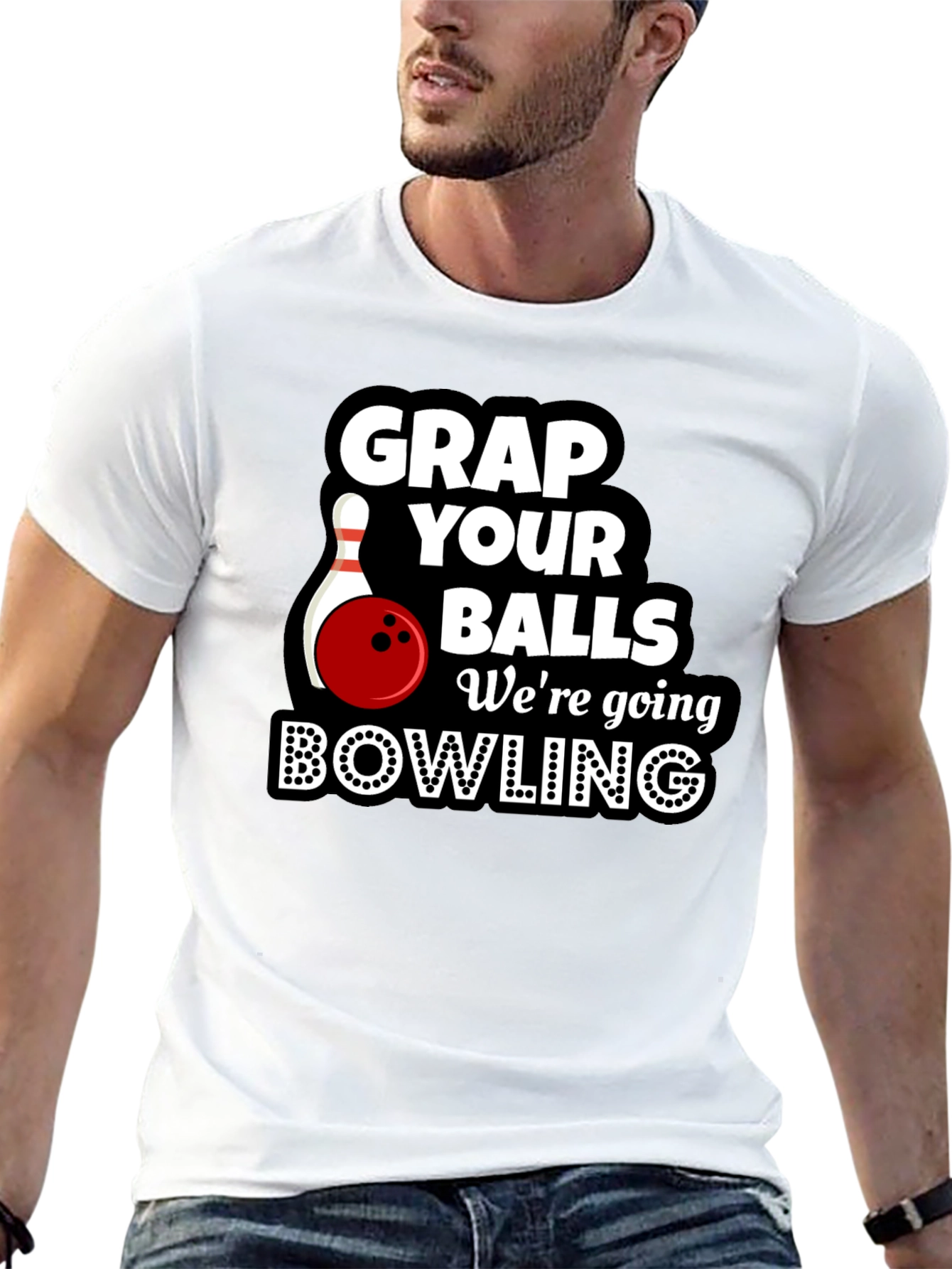Grap Your Balls Bowling T-Shirt Funny Bowling Tee