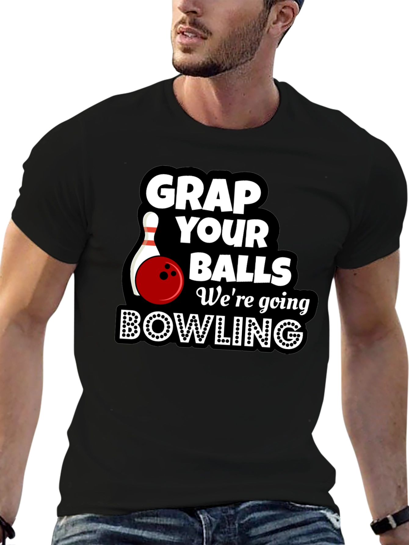 Grap Your Balls Bowling T-Shirt Funny Bowling Tee