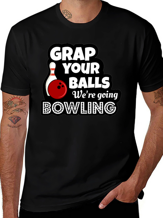 Grap Your Balls Bowling T-Shirt Funny Bowling Tee