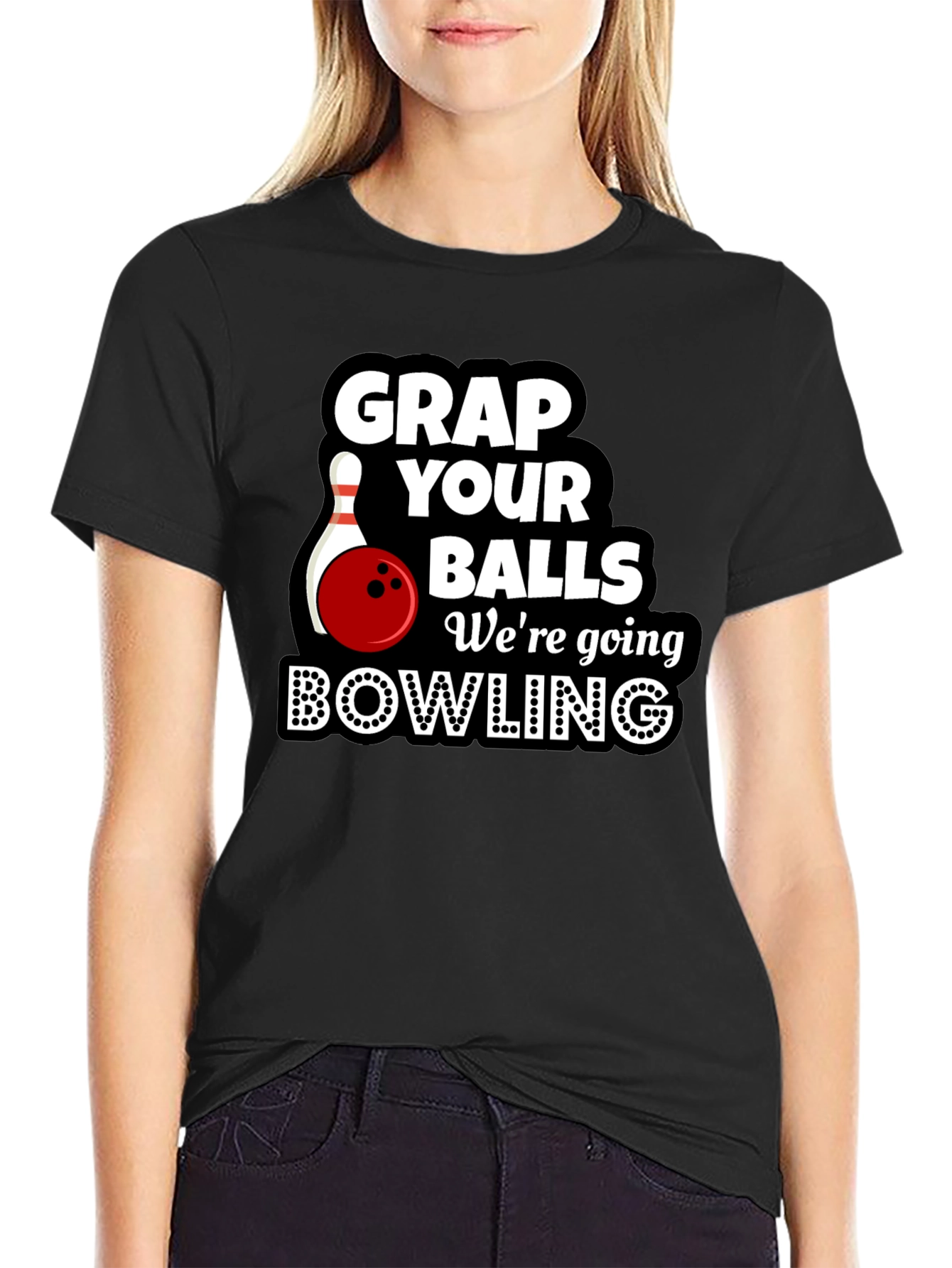 Grap Your Balls Bowling T-Shirt Funny Bowling Tee