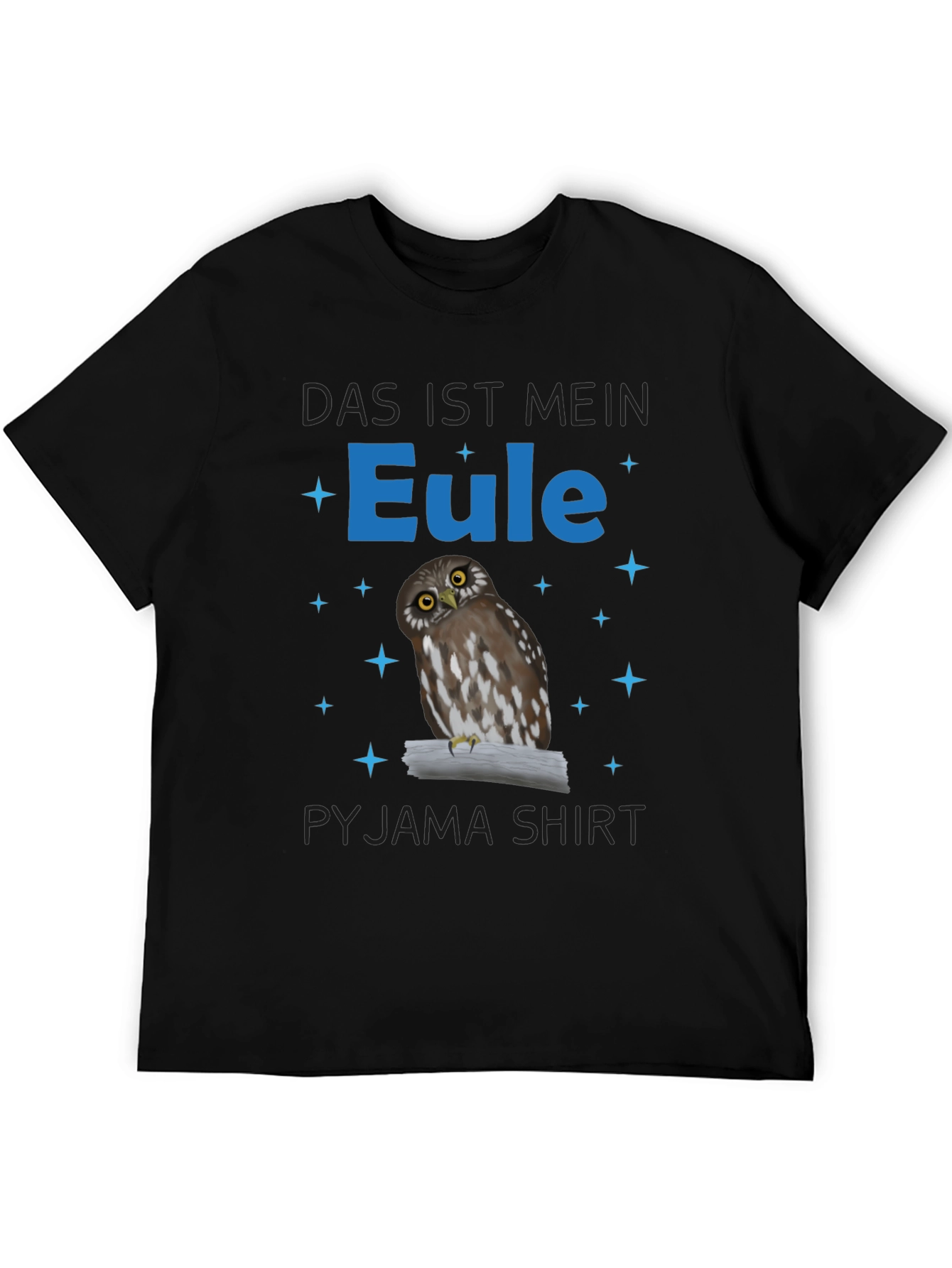 Owl Pyjama Shirt - Das ist Mein Eule