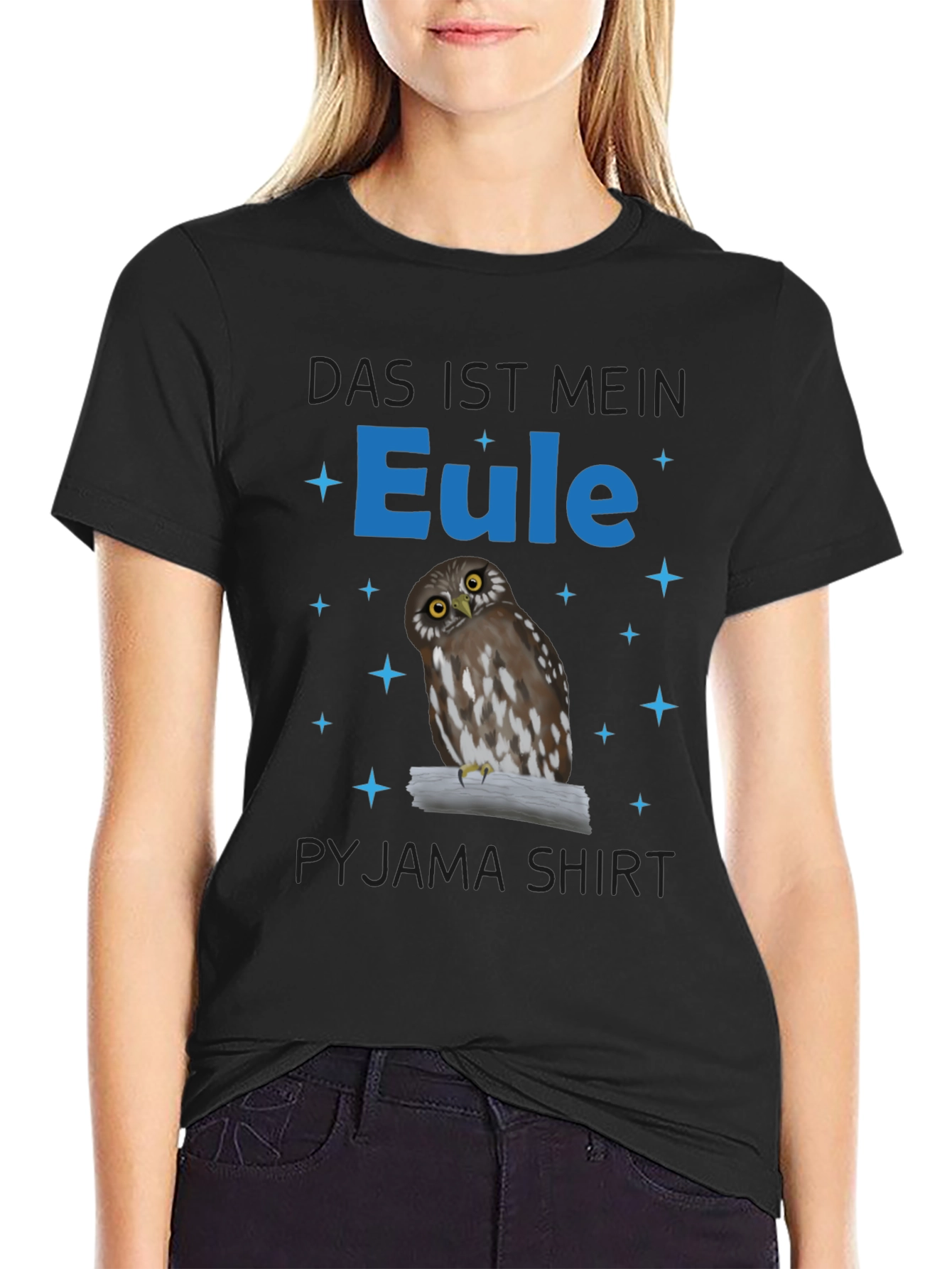 Owl Pyjama Shirt - Das ist Mein Eule