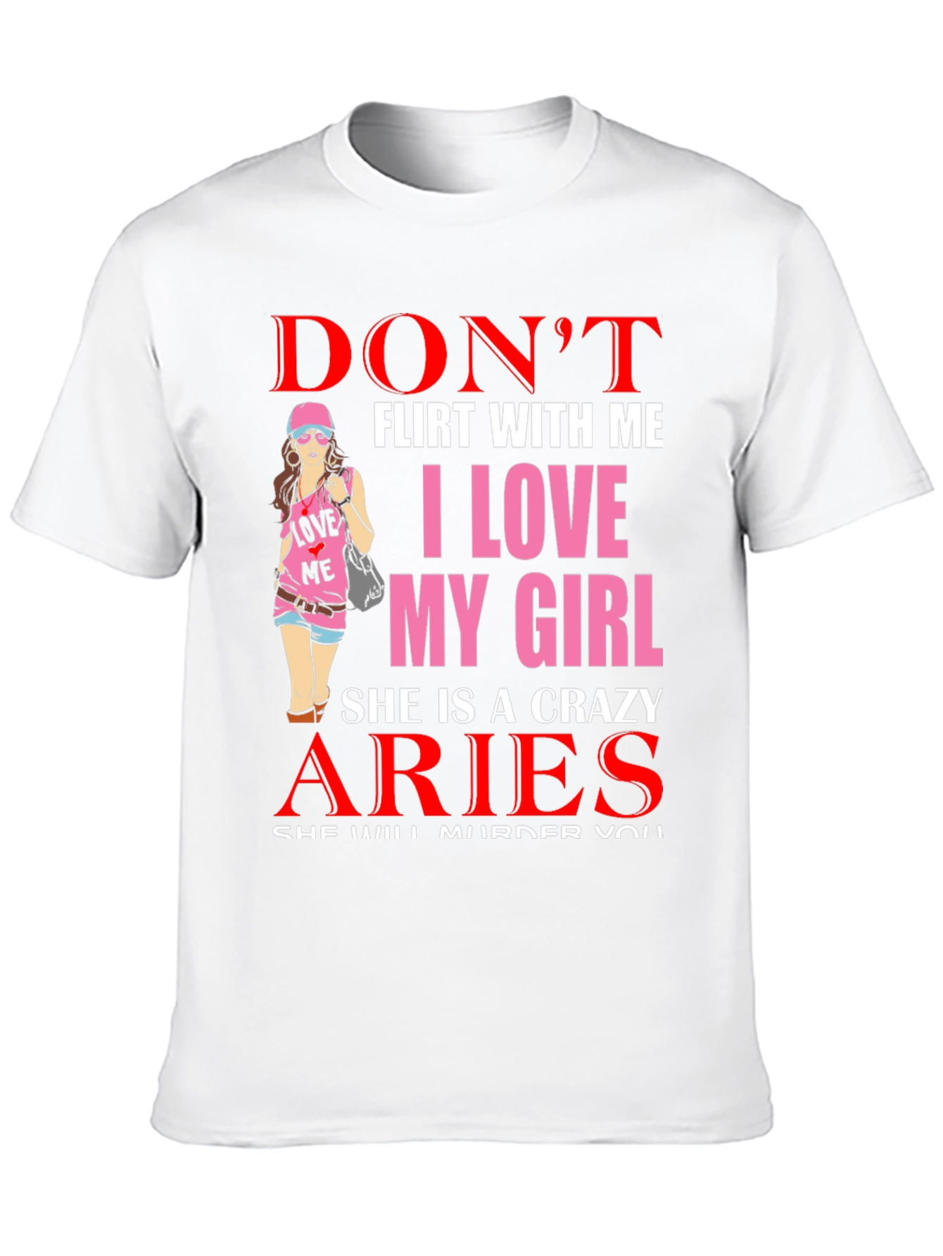 Crazy Aries Girl T-Shirt
