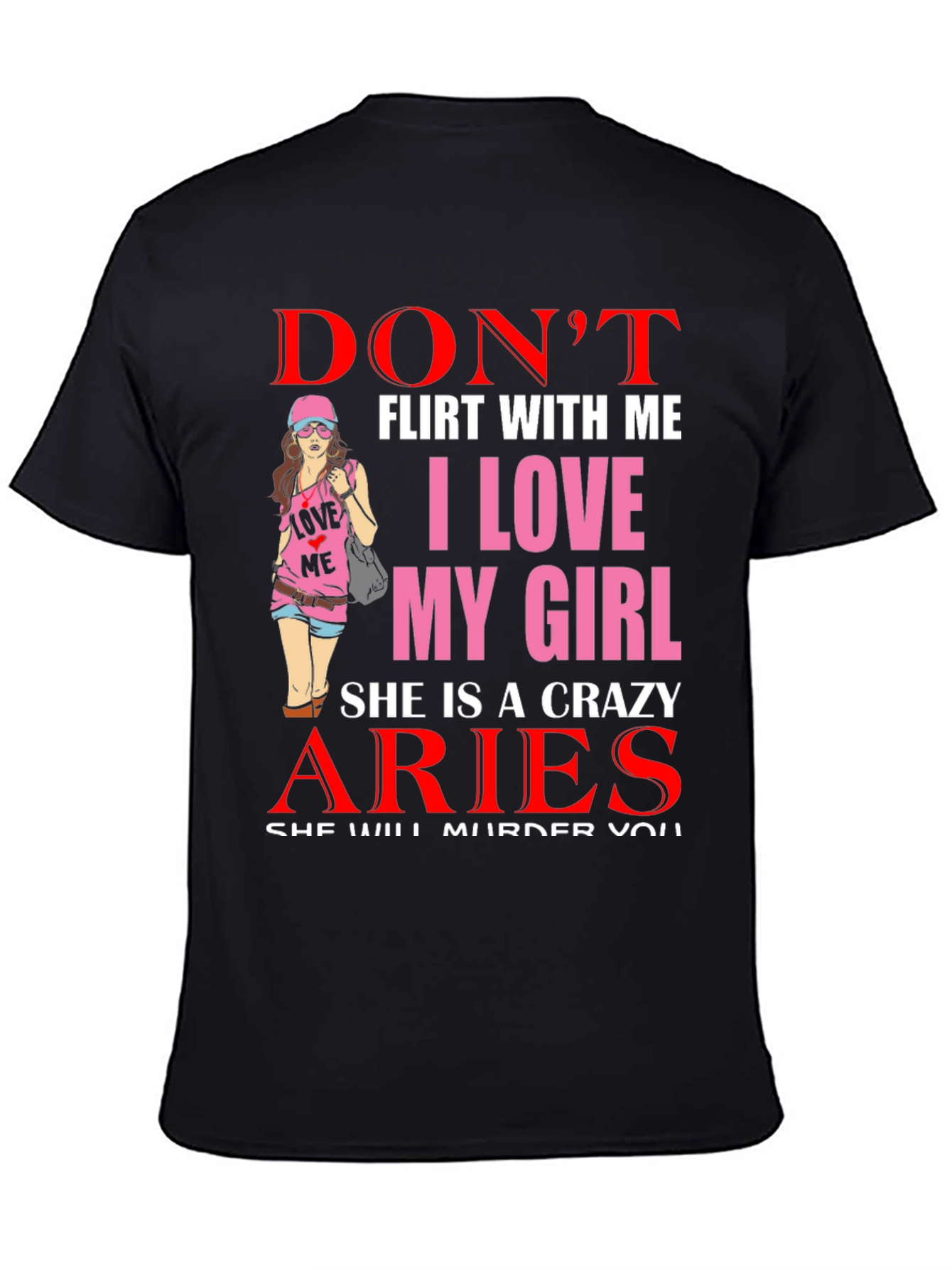 Crazy Aries Girl T-Shirt