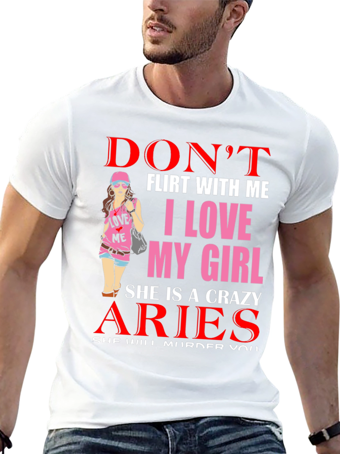 Crazy Aries Girl T-Shirt