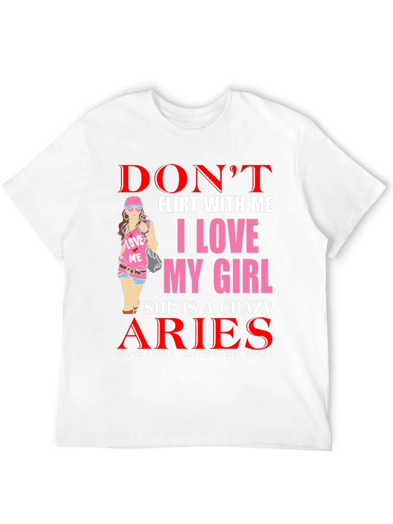 Crazy Aries Girl T-Shirt
