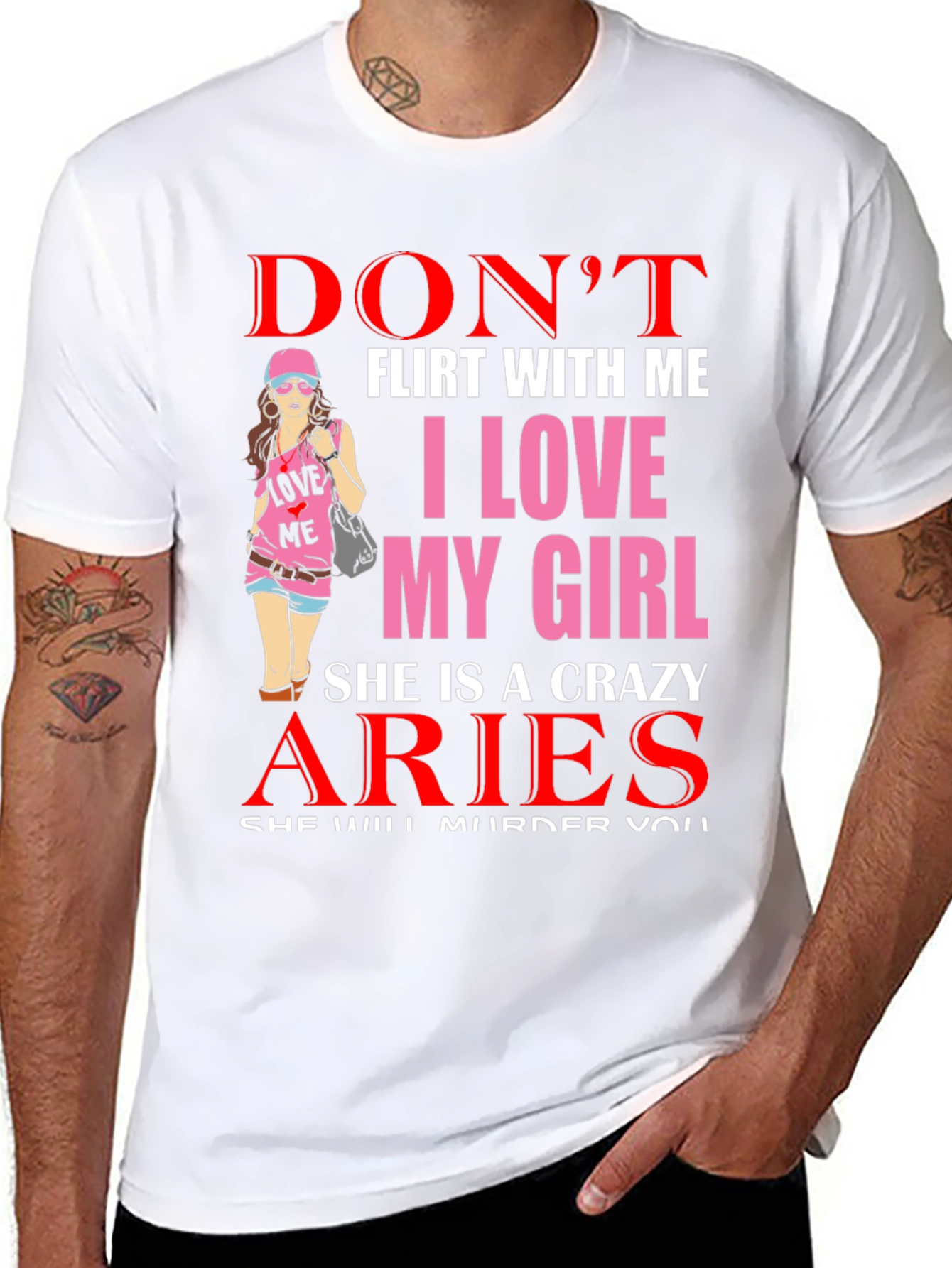 Crazy Aries Girl T-Shirt