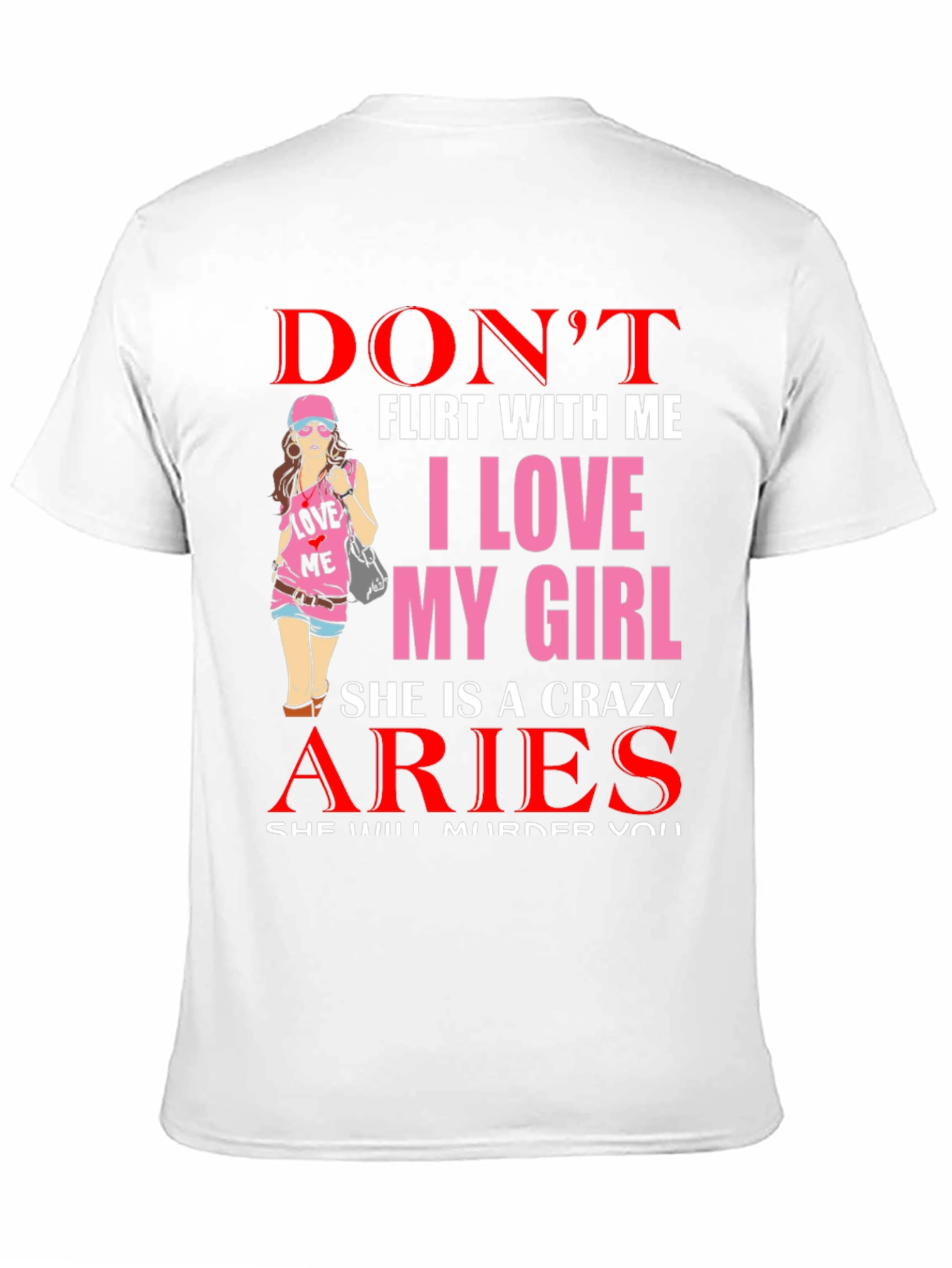 Crazy Aries Girl T-Shirt