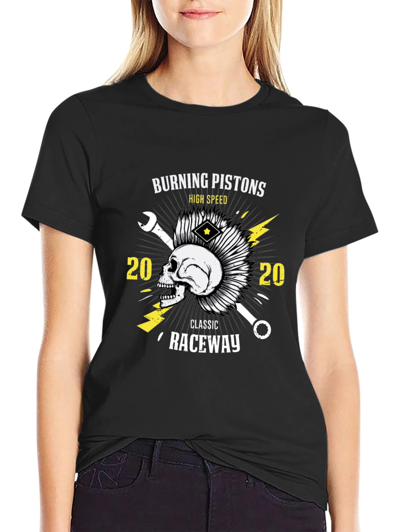 Burning Pistons Graphic Tee