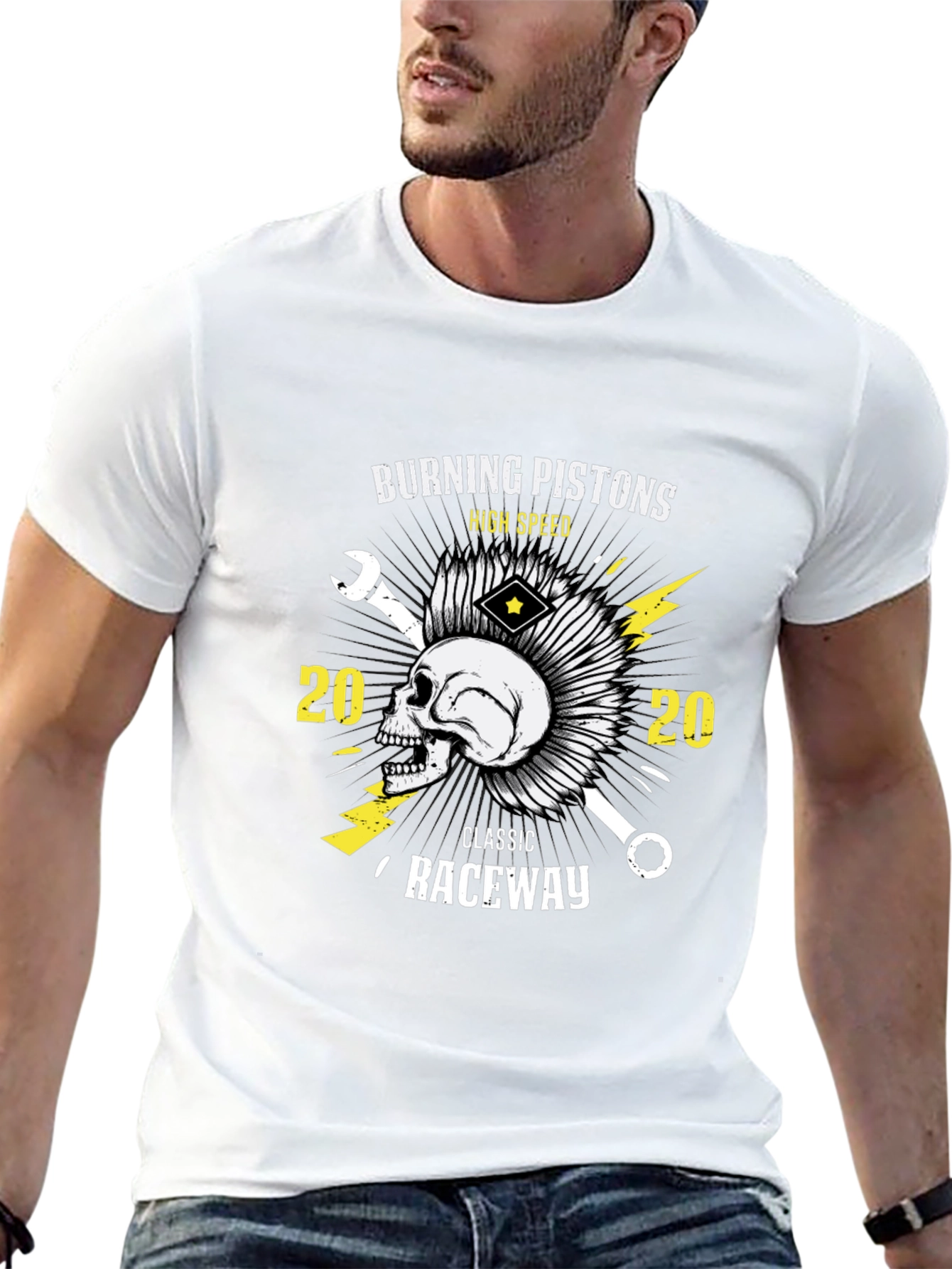 Burning Pistons Graphic Tee