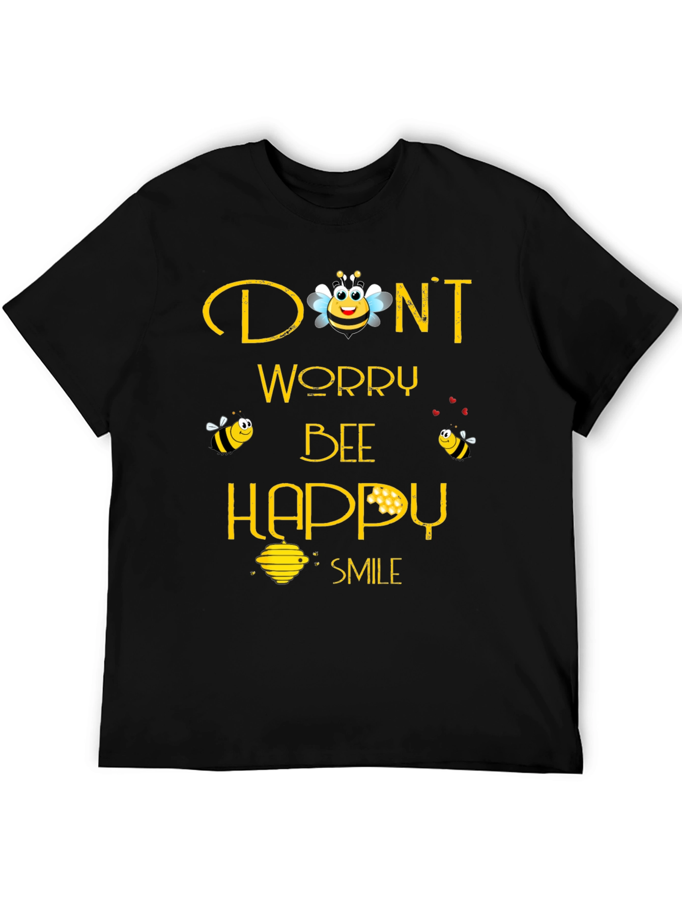 Dont Worry Bee Happy Graphic Tee
