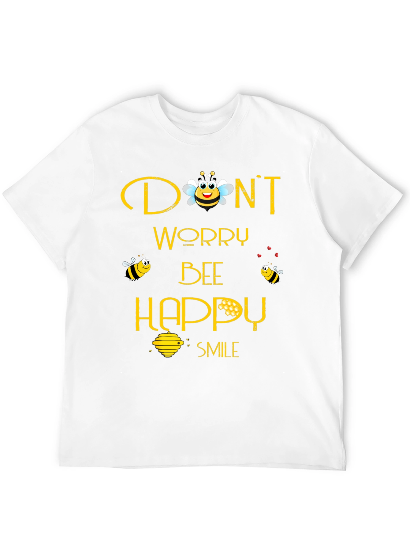 Dont Worry Bee Happy Graphic Tee