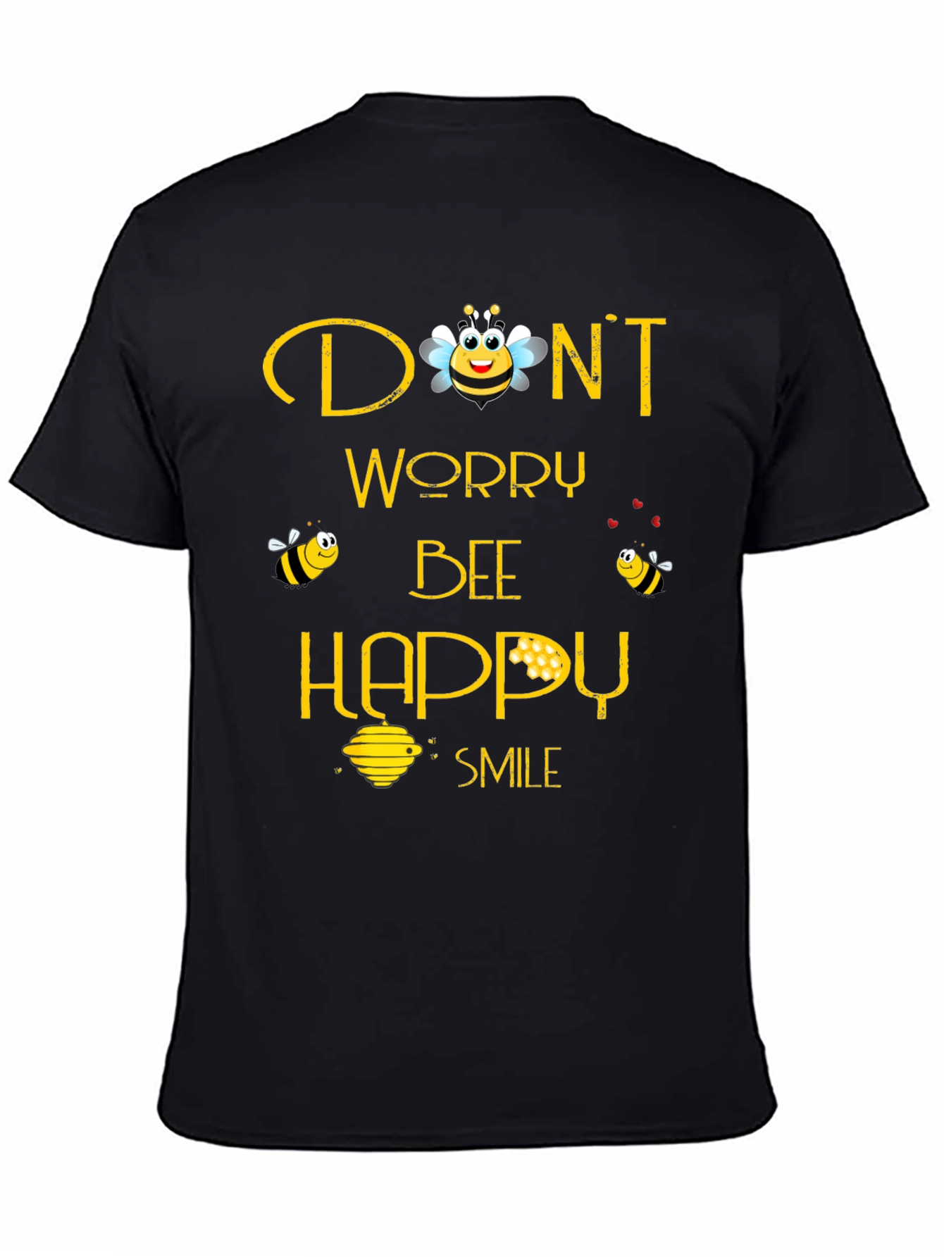 Dont Worry Bee Happy Graphic Tee