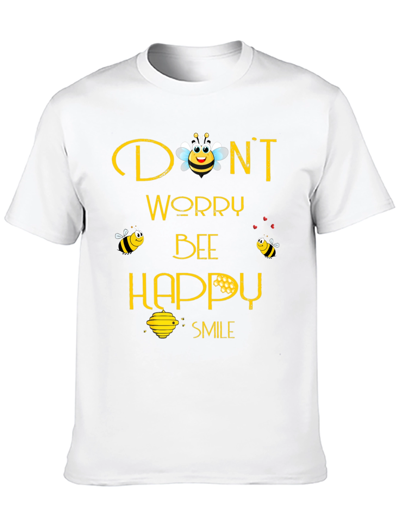 Dont Worry Bee Happy Graphic Tee