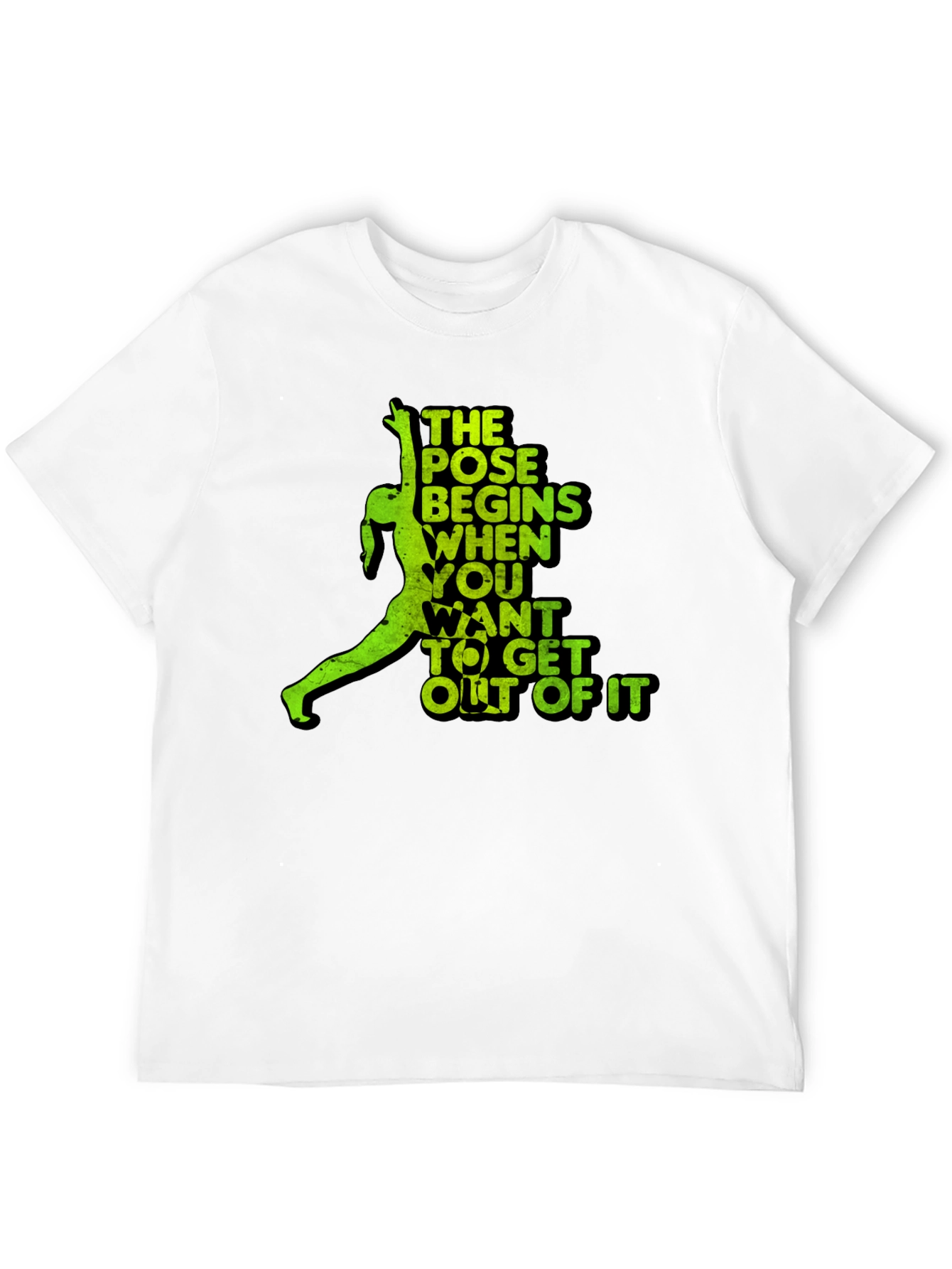 Yoga Pose T-Shirt - The Pose Begins When...