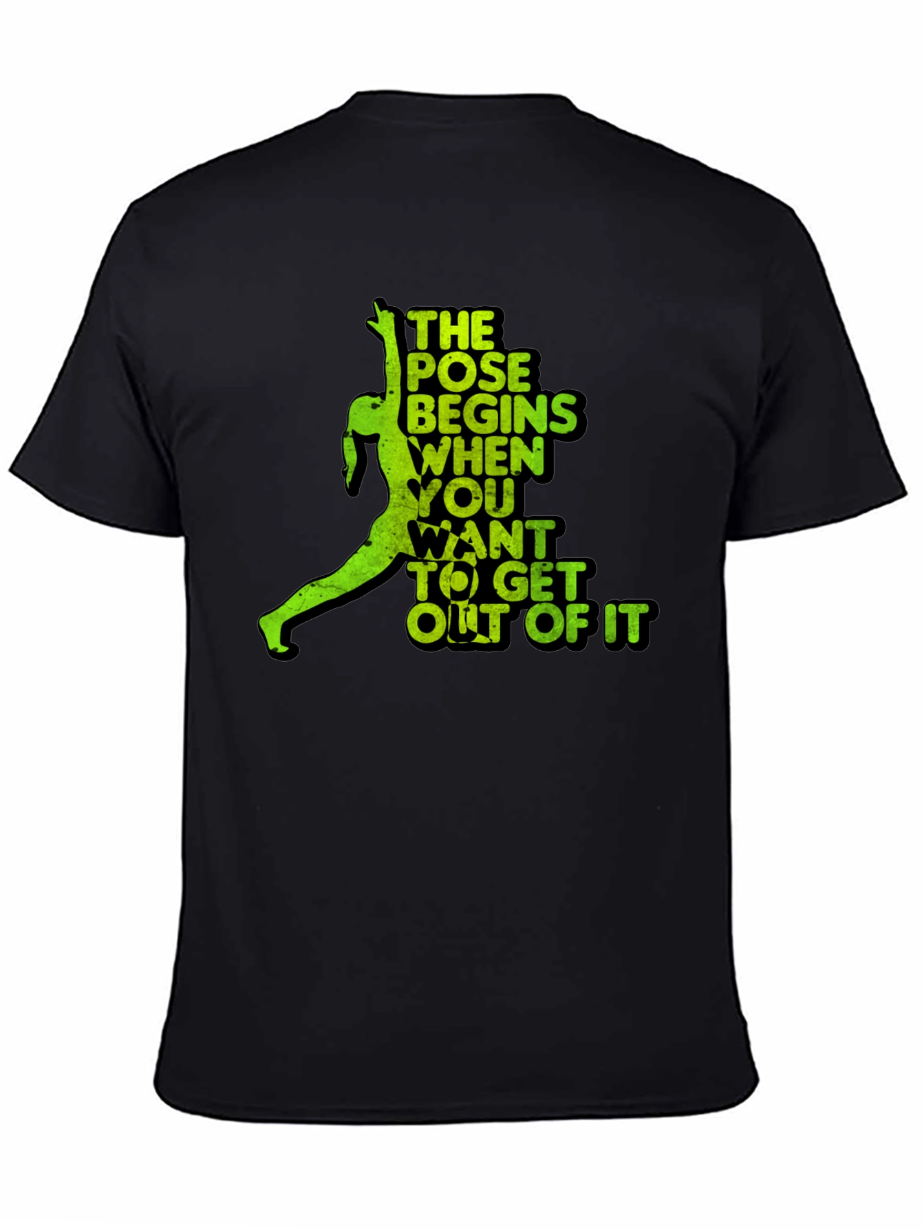 Yoga Pose T-Shirt - The Pose Begins When...