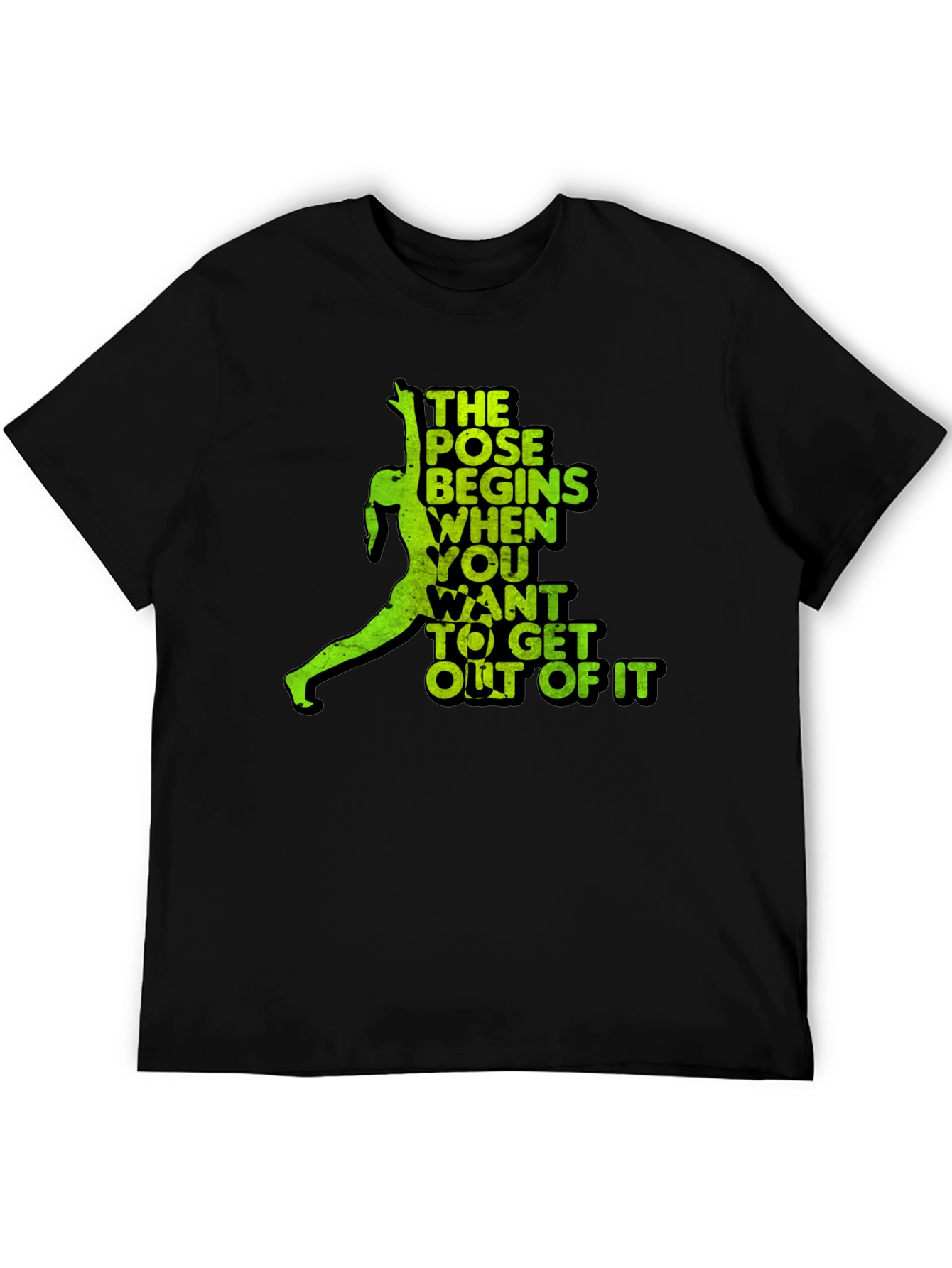 Yoga Pose T-Shirt - The Pose Begins When...