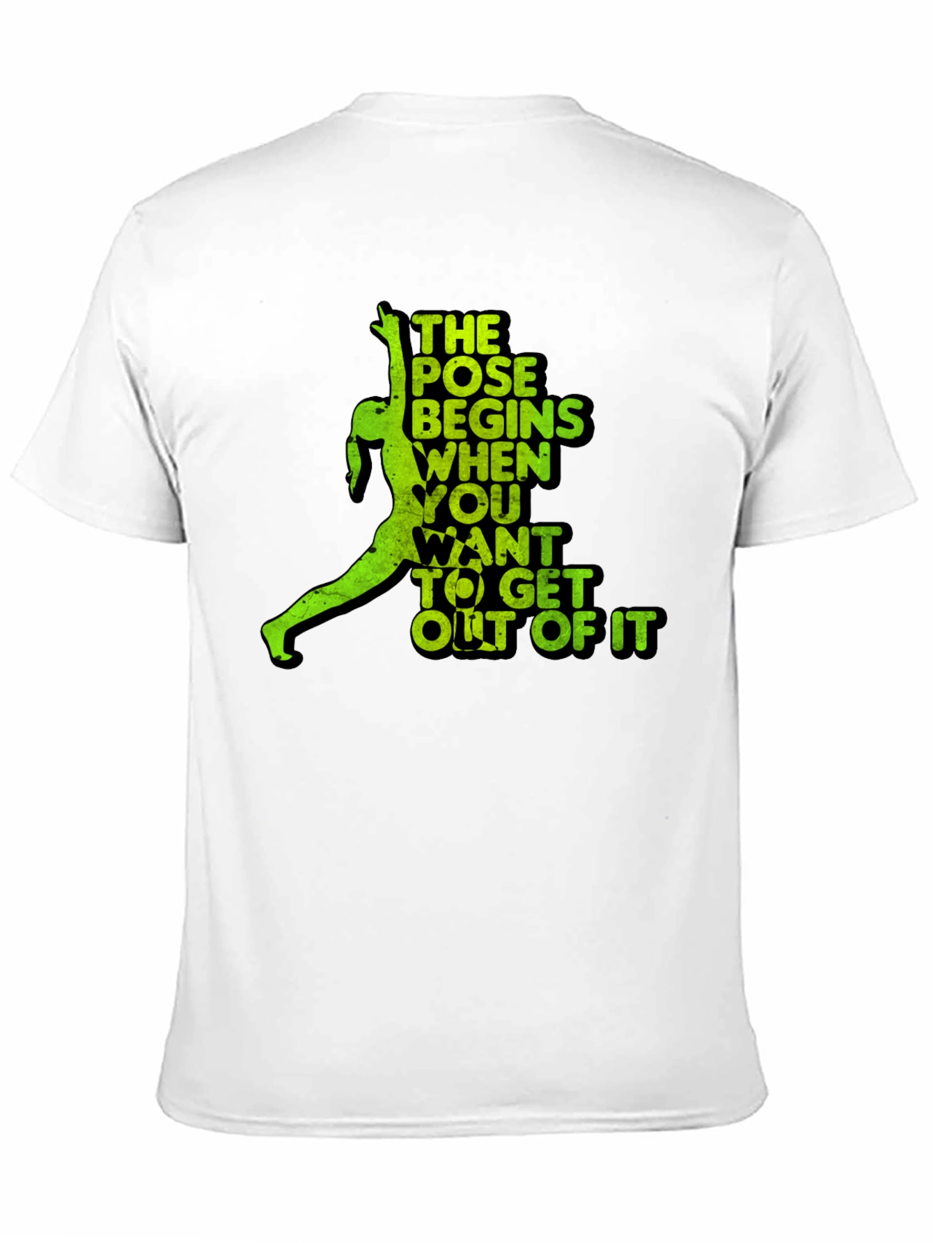 Yoga Pose T-Shirt - The Pose Begins When...